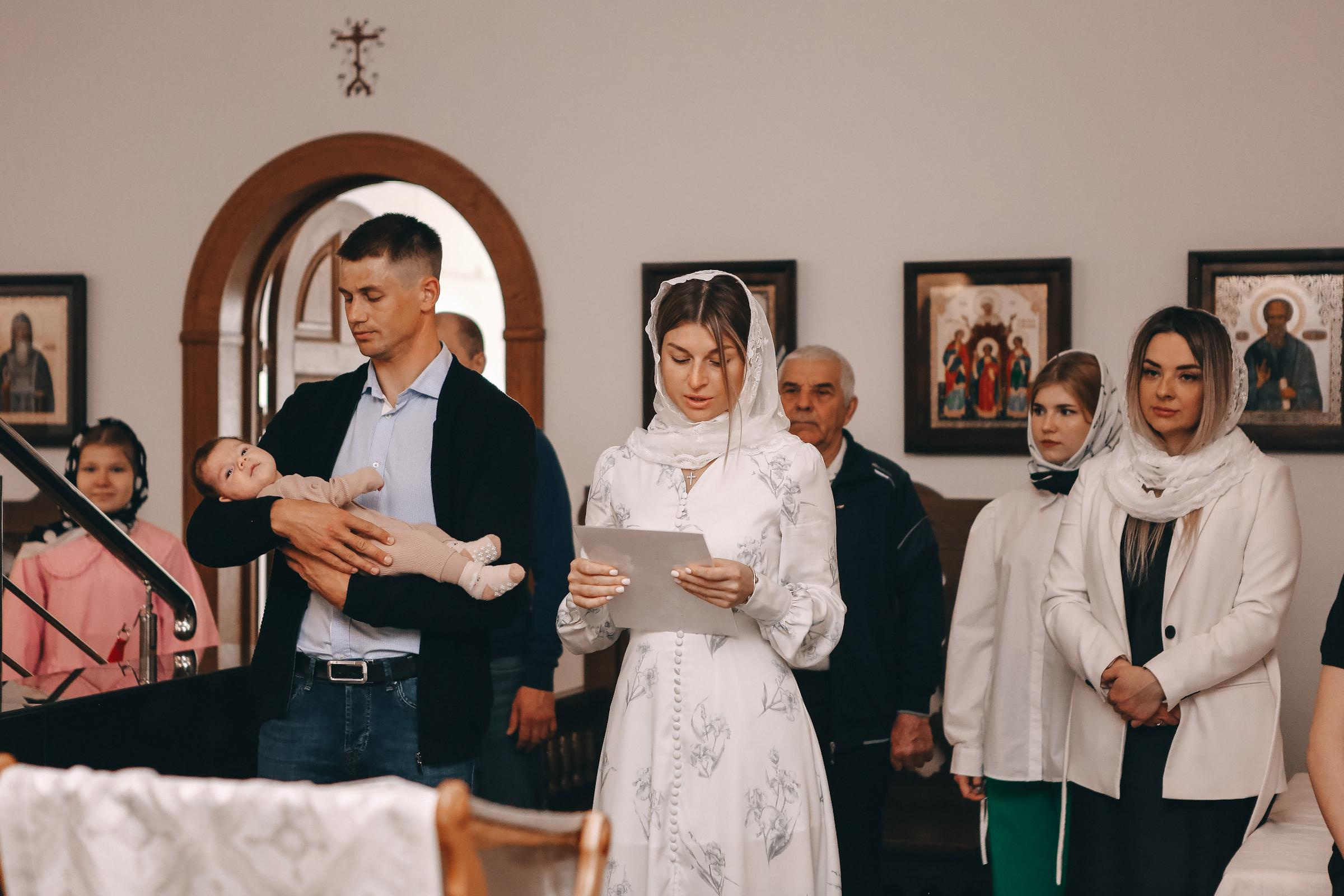 Крещение Елизаветы. Семейный и детский фотограф в Москве Александра Мак