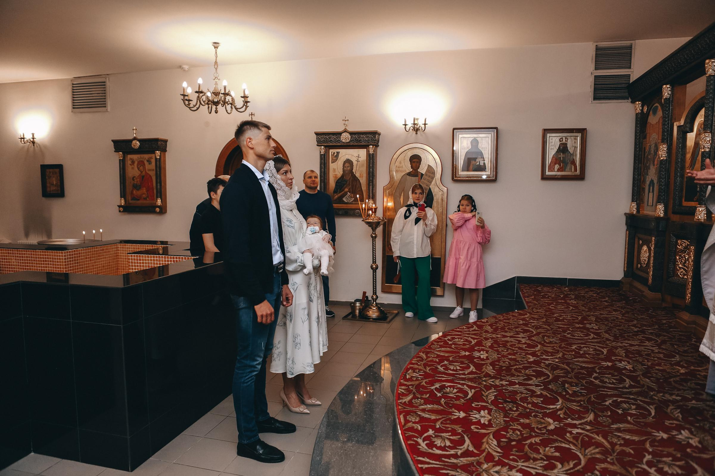 Крещение Елизаветы. Семейный и детский фотограф в Москве Александра Мак