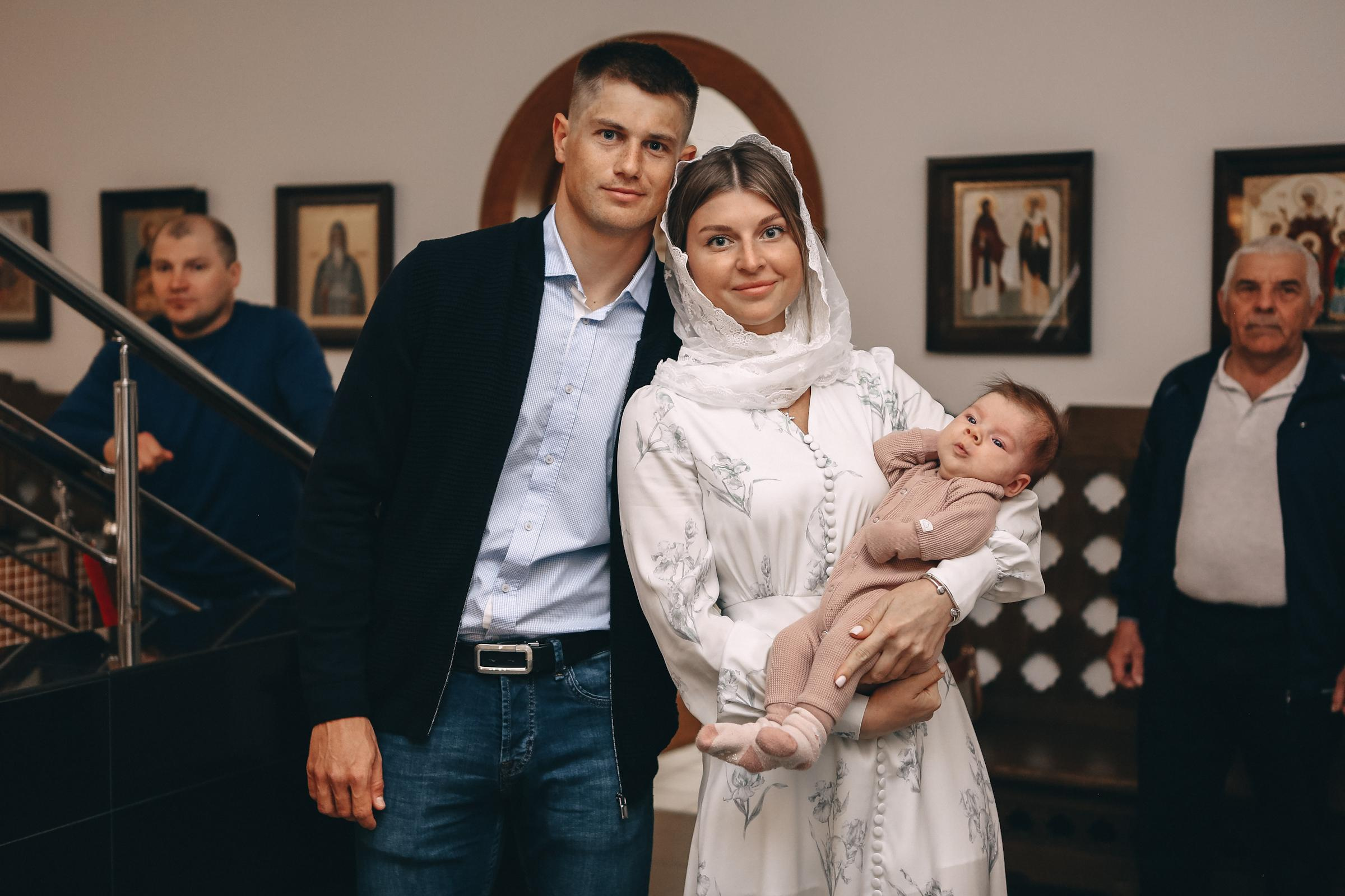 Крещение Елизаветы. Семейный и детский фотограф в Москве Александра Мак