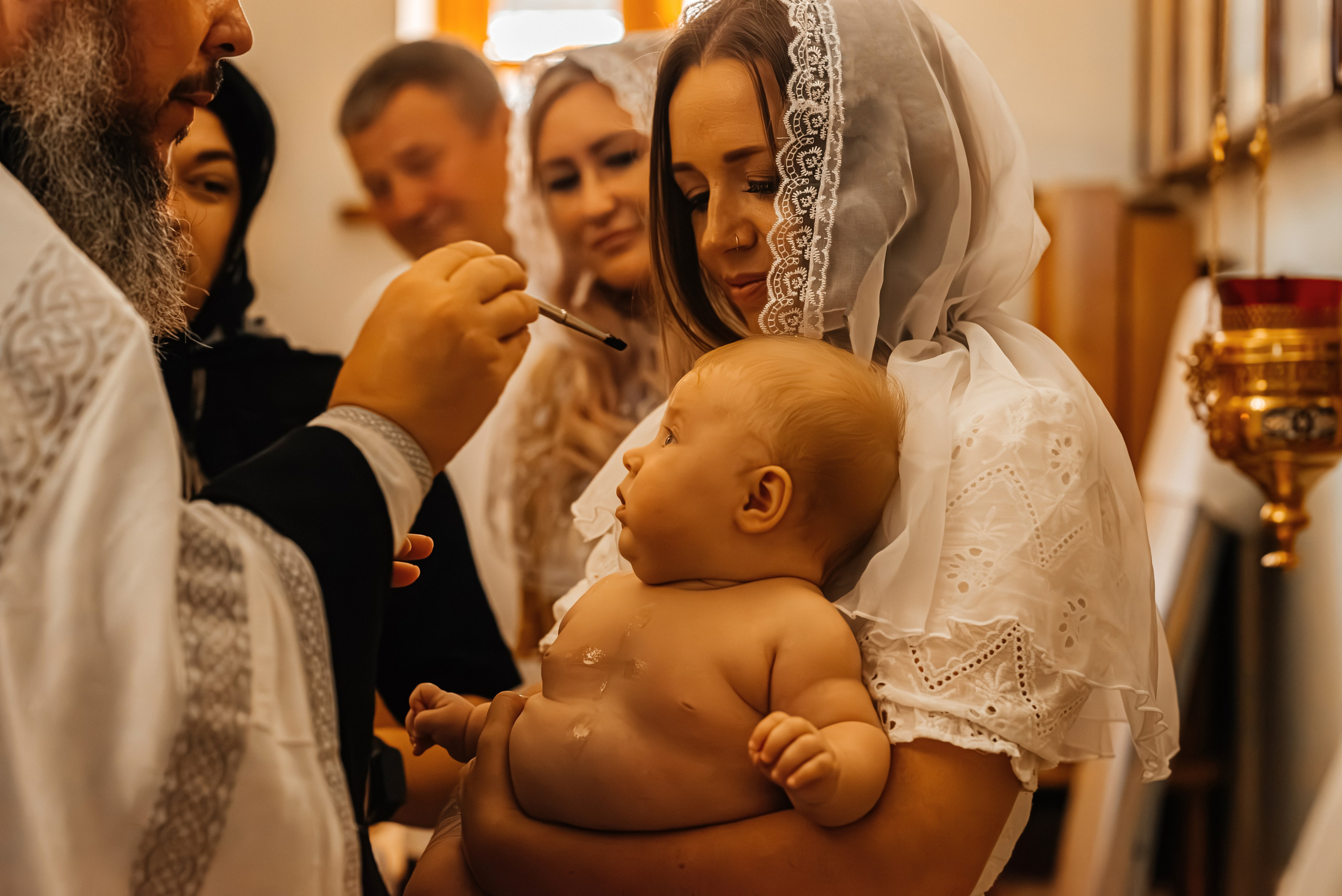 Таинство Крещения Авроры. Фотограф Таинств Крещения и Венчания в г. Курске