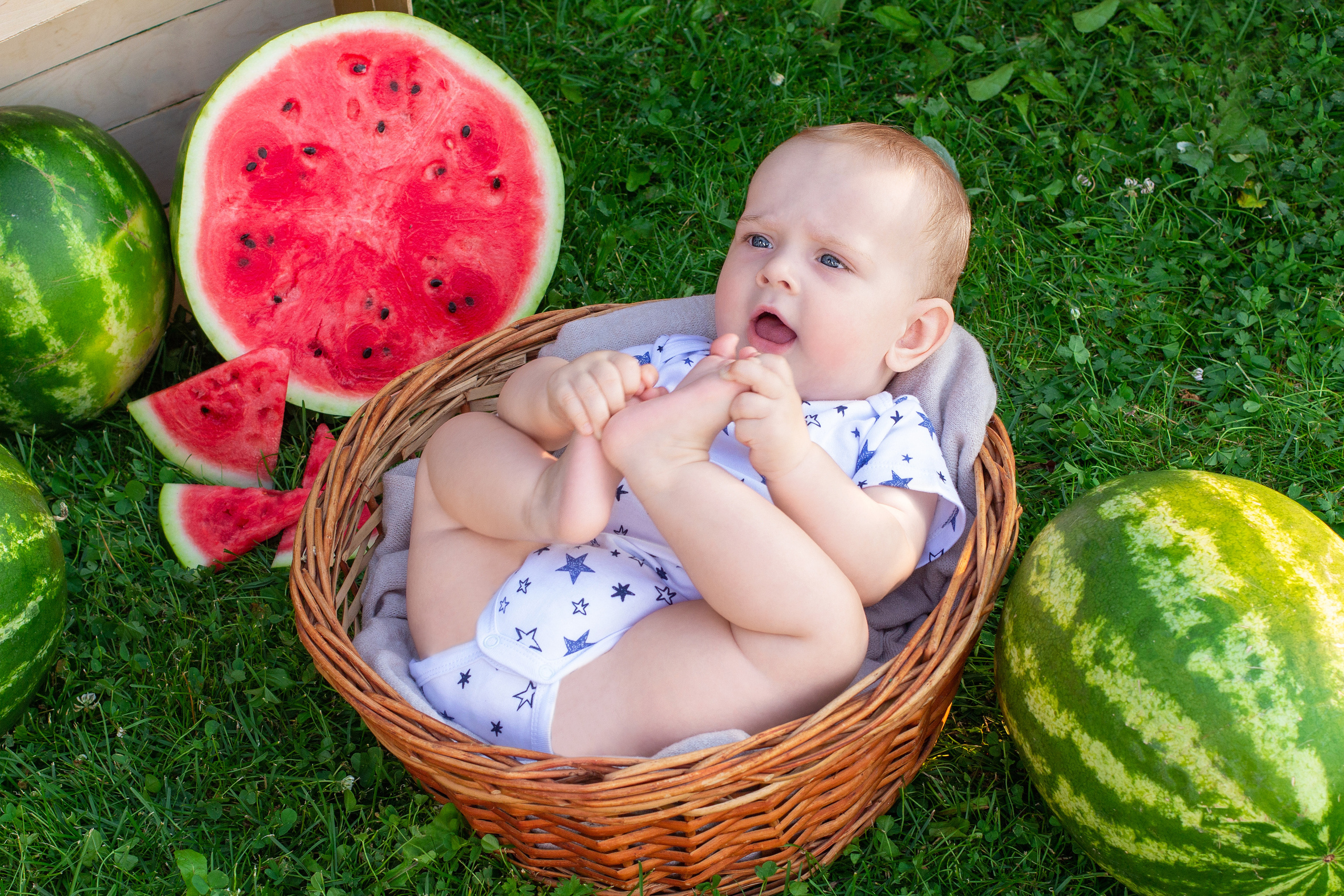 Фото-проекты (тыквенный, арбузный, весенний). Детский и семейный фотограф в Москве и МО