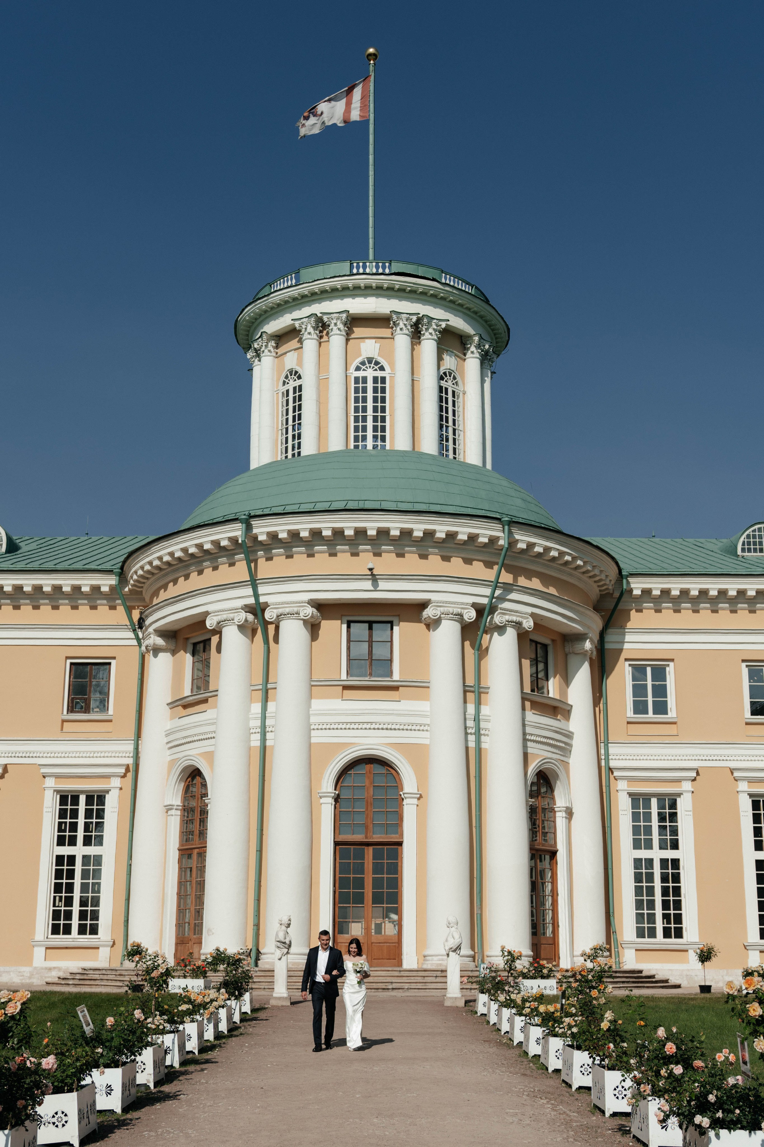 Регистрация в Архангельском | ресторан Дача. Свадебный фотограф Москва Александра Аверкова