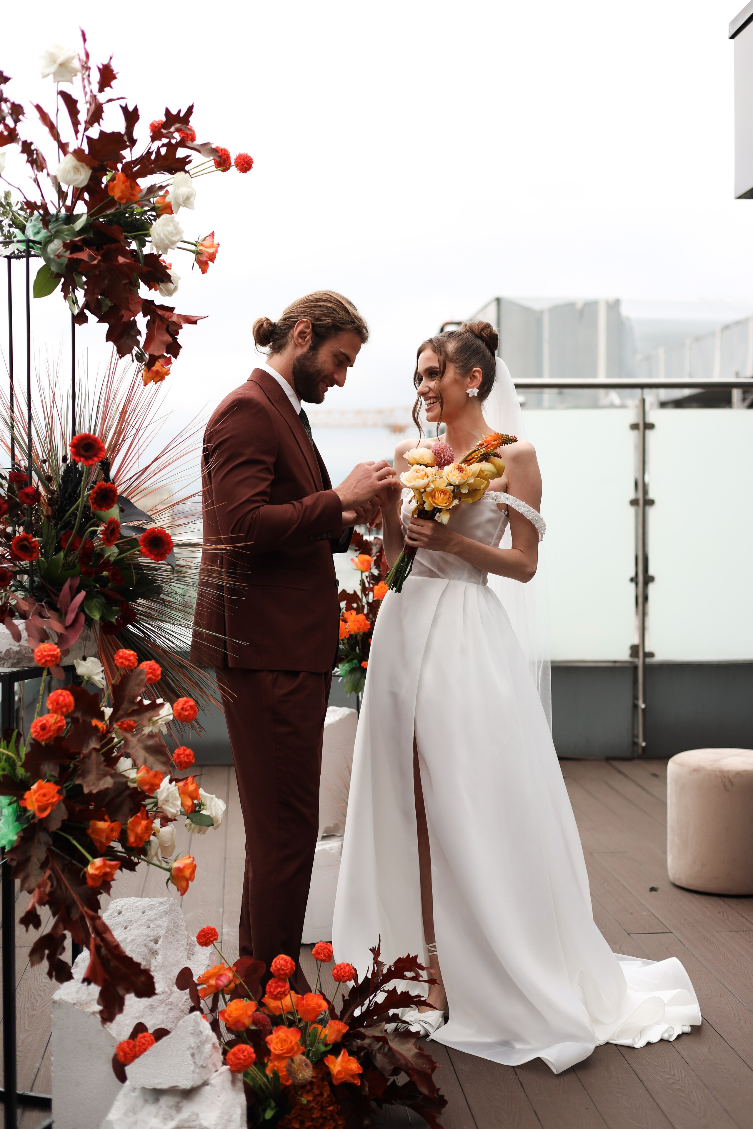 Савелий и Мария | Roof hotel Continental. Свадебный фотограф Москва