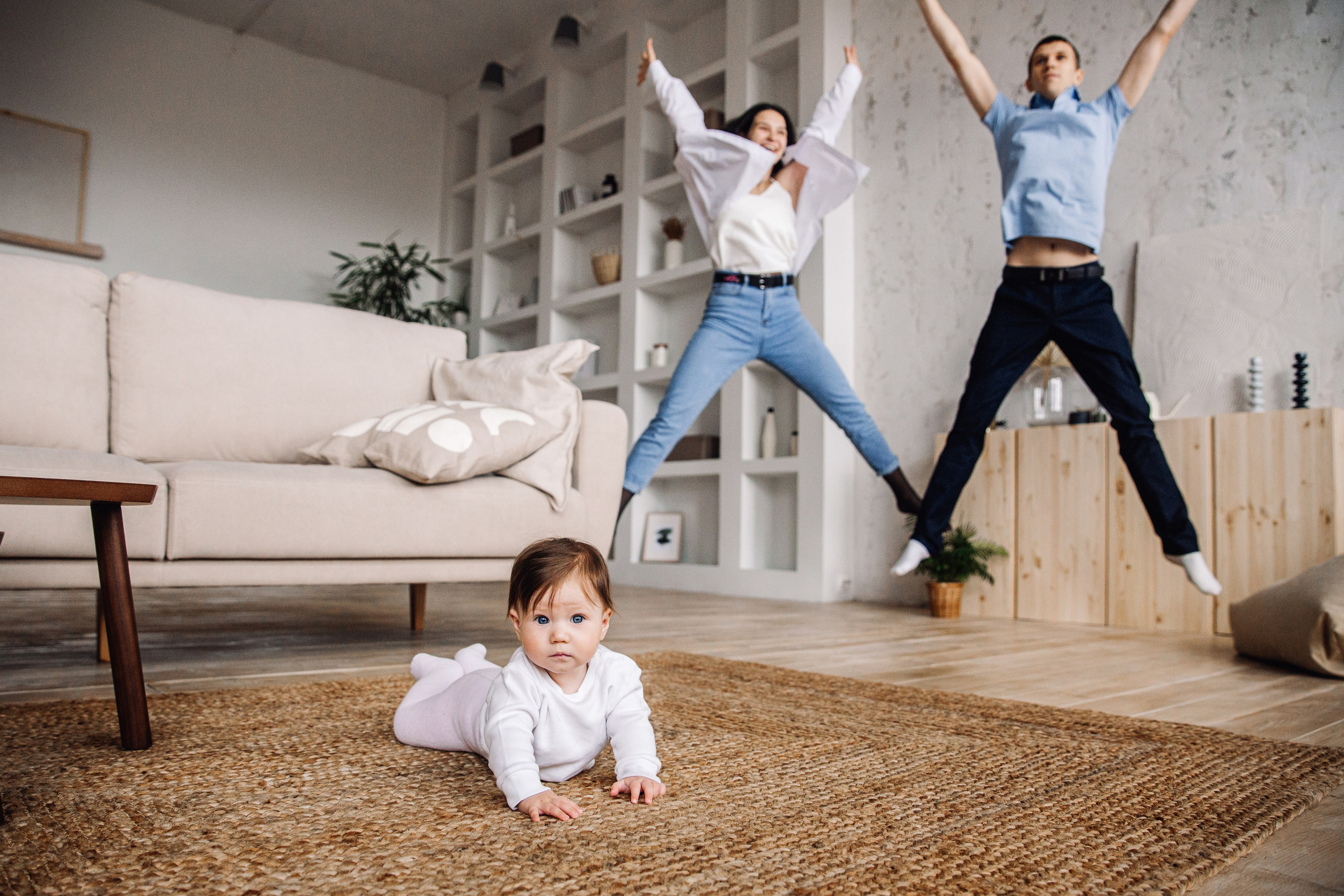 Семейная студийная фотосессия. Марина Соколова. Контентный и семейный фотограф г. Красноярск