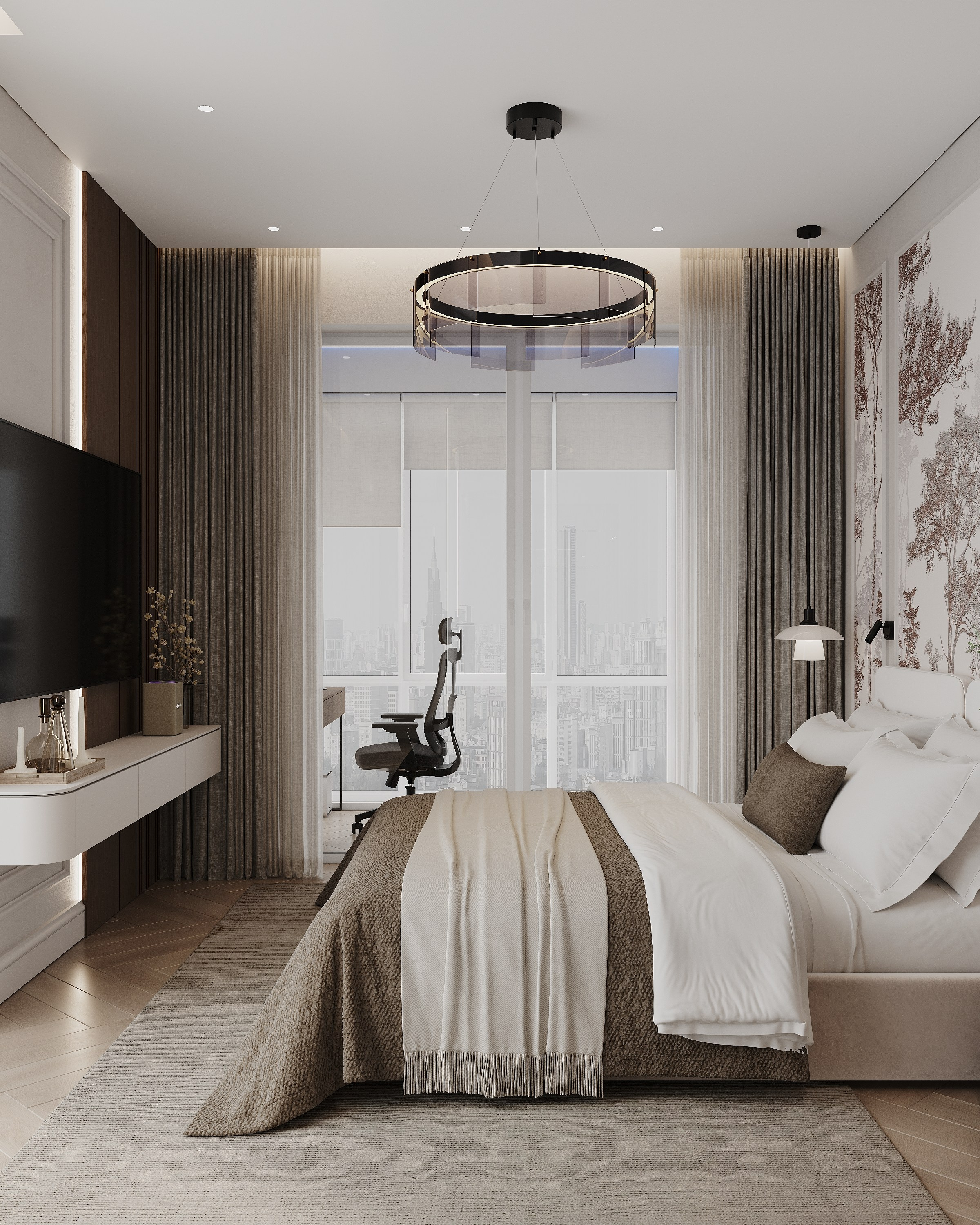 ЖК Наука 73 кв.м, г. Санкт-Петербург. 3d визуализатор Анастасия Науменко