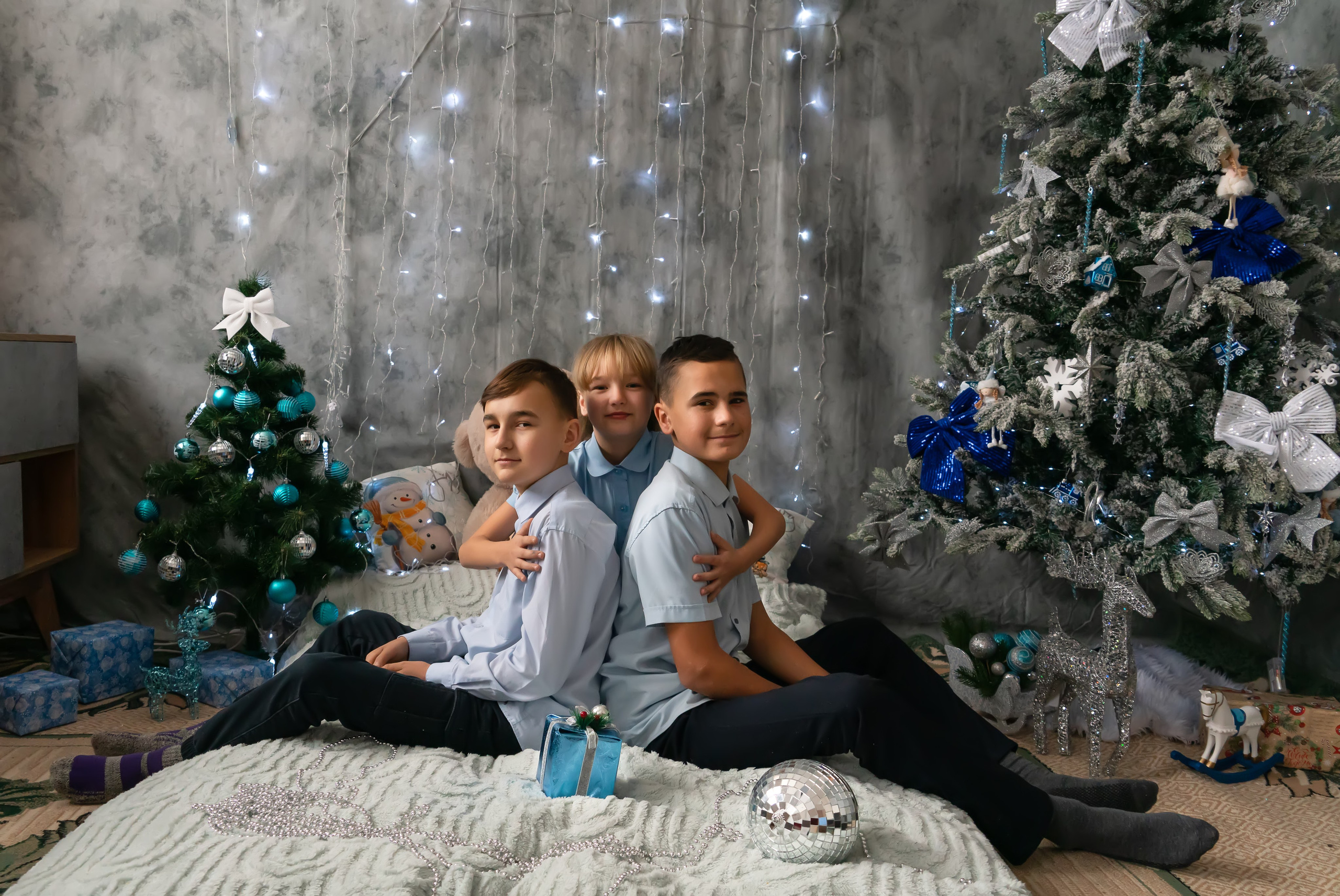 Семейная новогодняя съемка. Семейный и детский фотограф Тула Ясногорск Тульская область Надежда Кукушкина