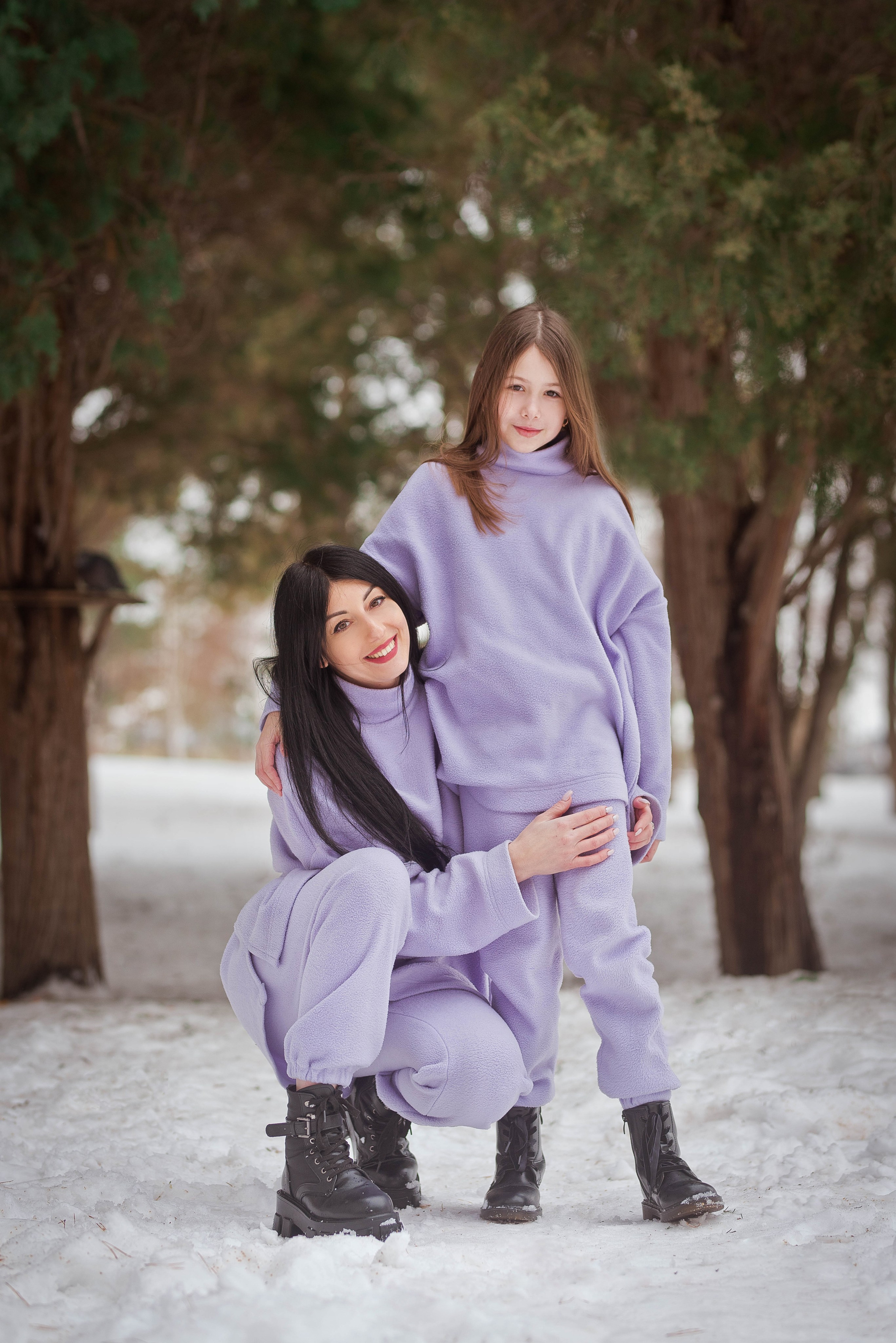 Мама дочь зима. Свадебный и семейный фотограф Яна Стражева. Волгоград, Москва