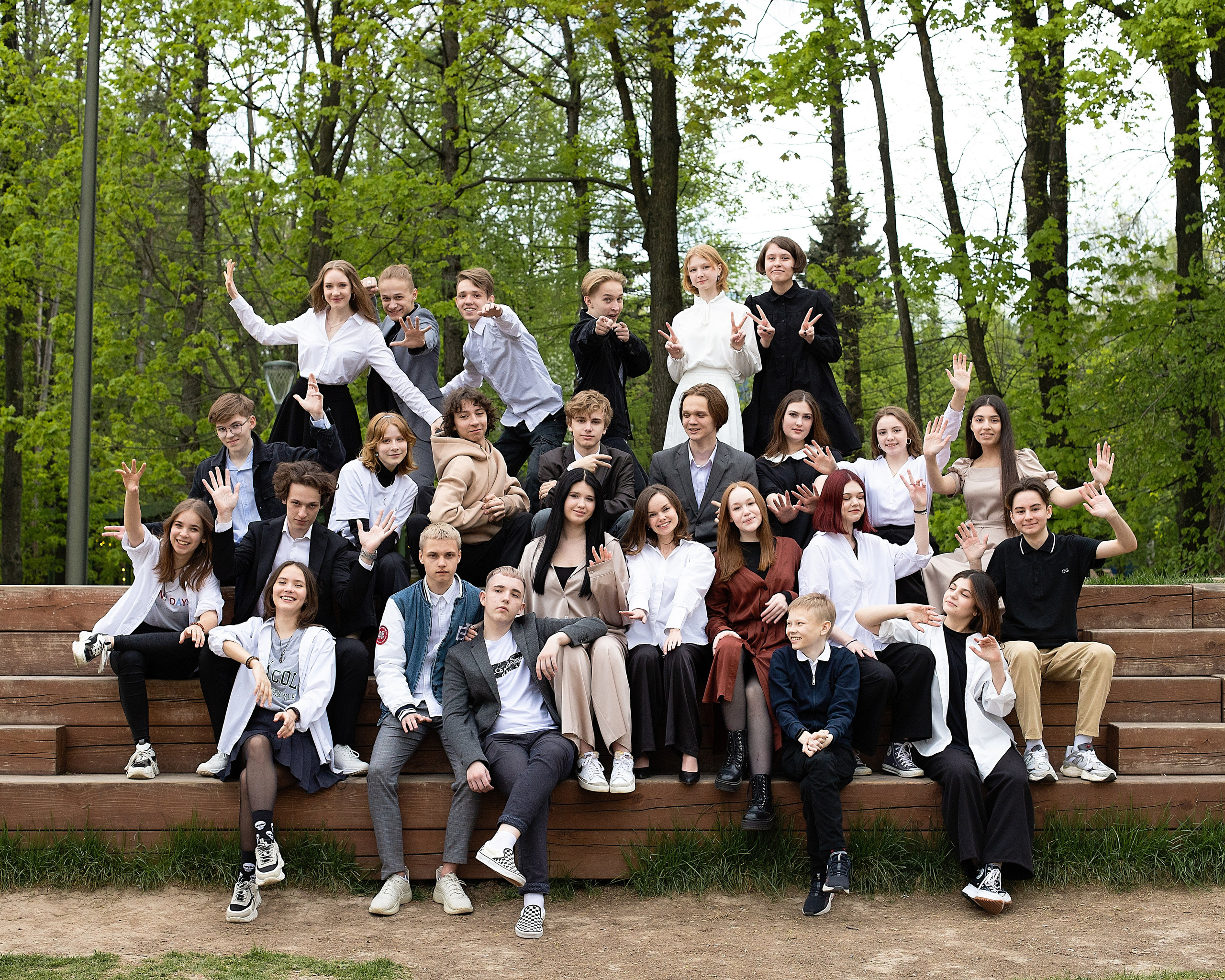 Съёмка в парке. Выпускные альбомы «Эврика» в Нижнем Новгороде