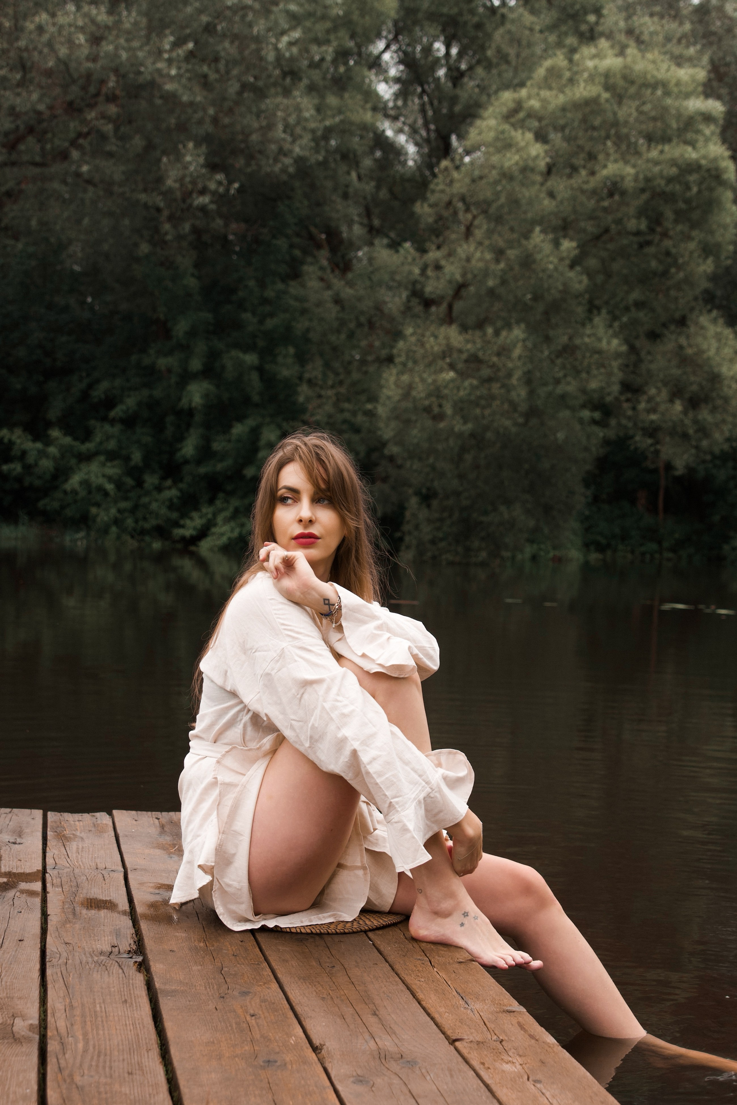 Настенька и река. Фотограф Ирина Воробьева