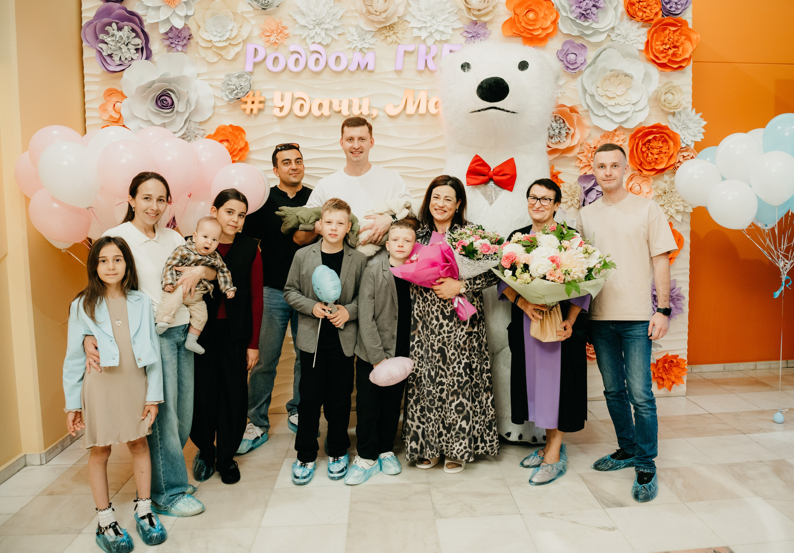 Выписка малыша и малышки ГКБ 29. Фотограф на выписку из роддома в Москве и МО