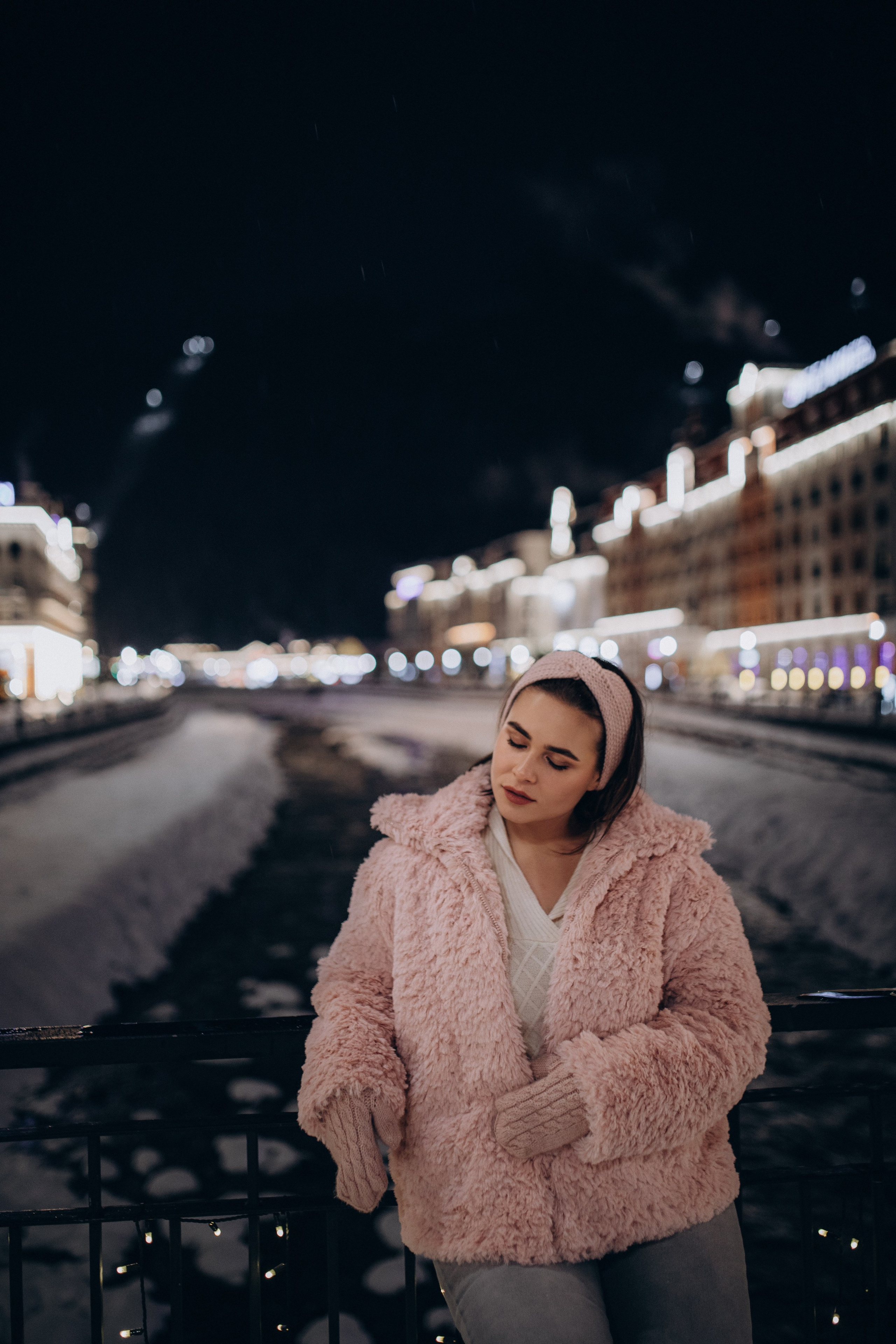 Зимняя прогулка на Розе Хутор с Кристиной. Фотограф Елизавета Балакир