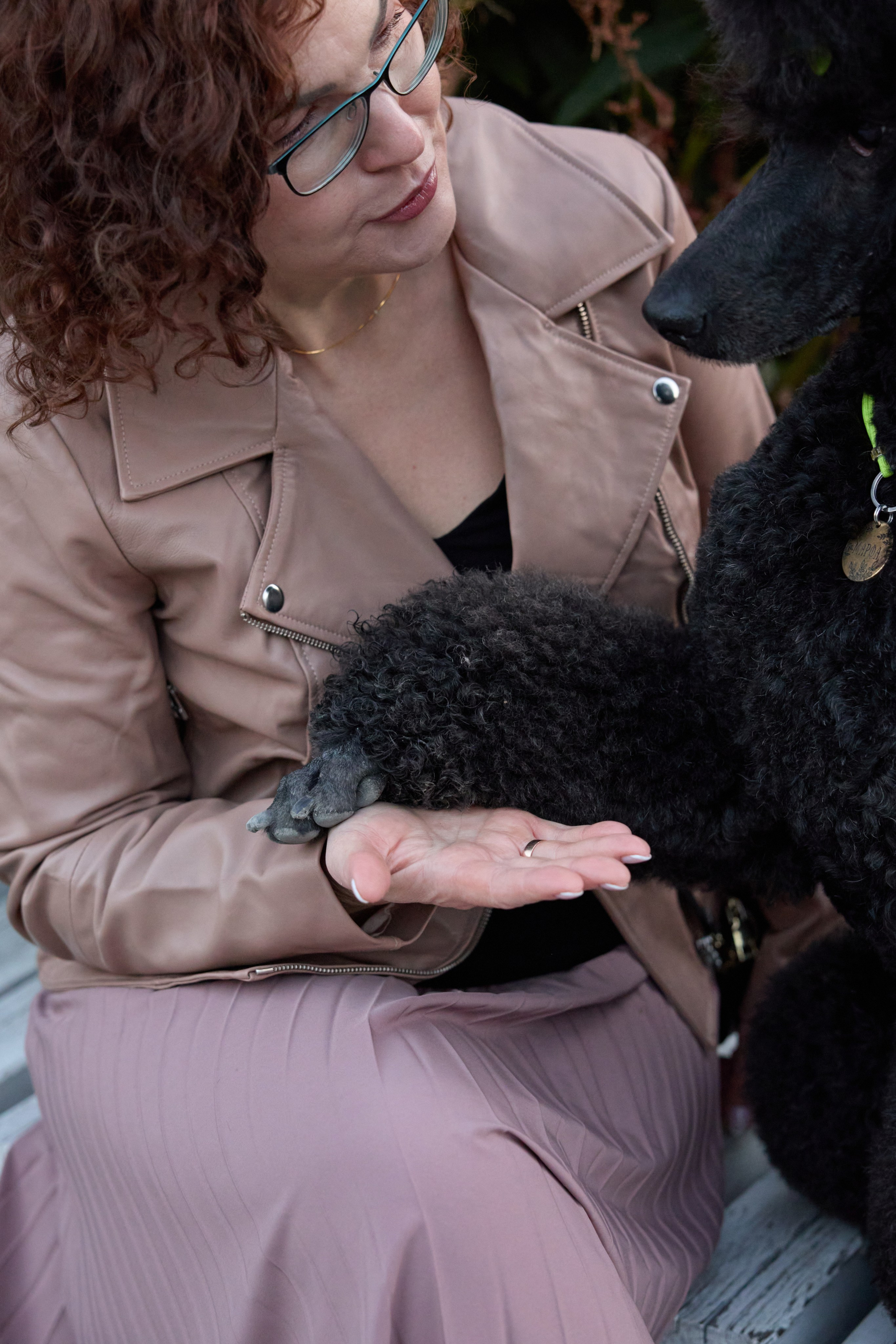 Альбина. Марфа и Мистик. Прогулка в парке. Фотограф анималист в Казани Алина Сулейманова. Фотограф животных