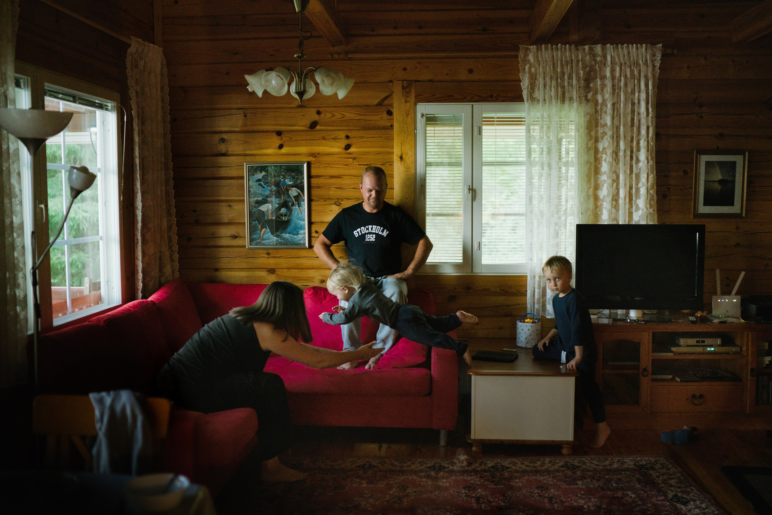 Фотосессия семьи на даче. Детский, семейный и ньюборн фотограф в Москве Юлия Шуарт