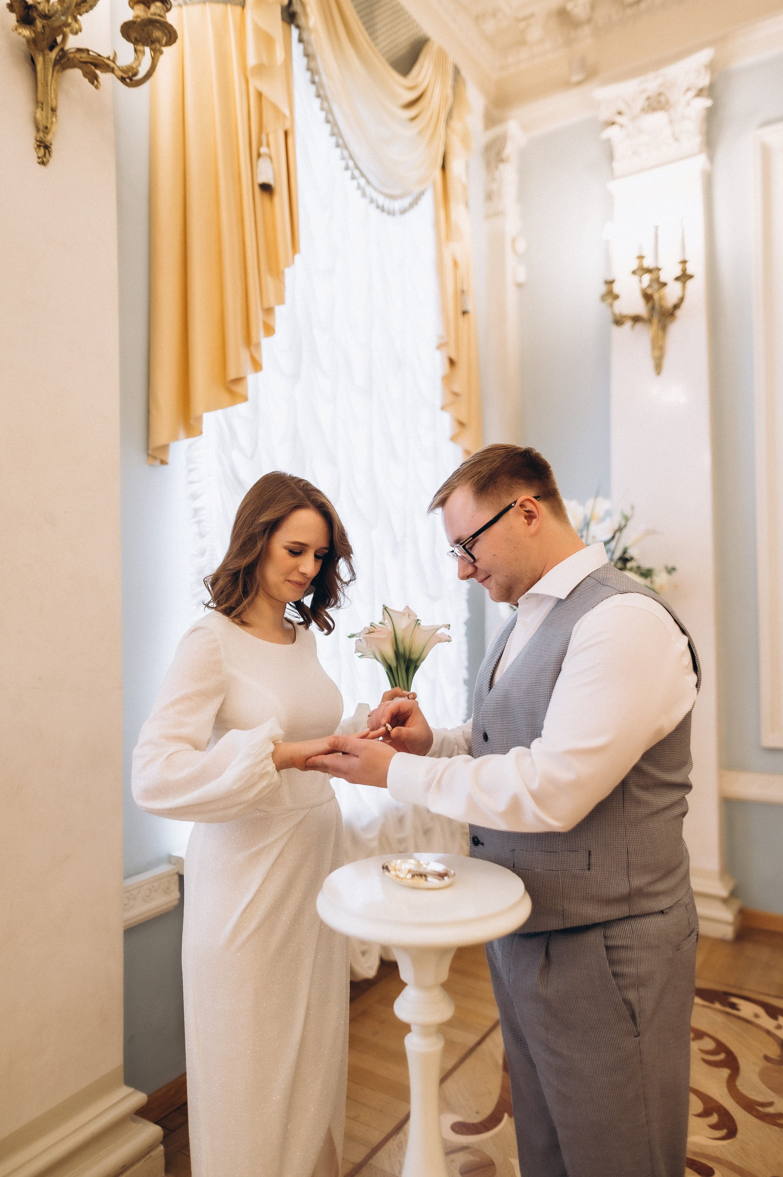 Загс+Оранжерея (камерная свадьба). Фотограф ПИТЕР СПБ Надежда Баранова