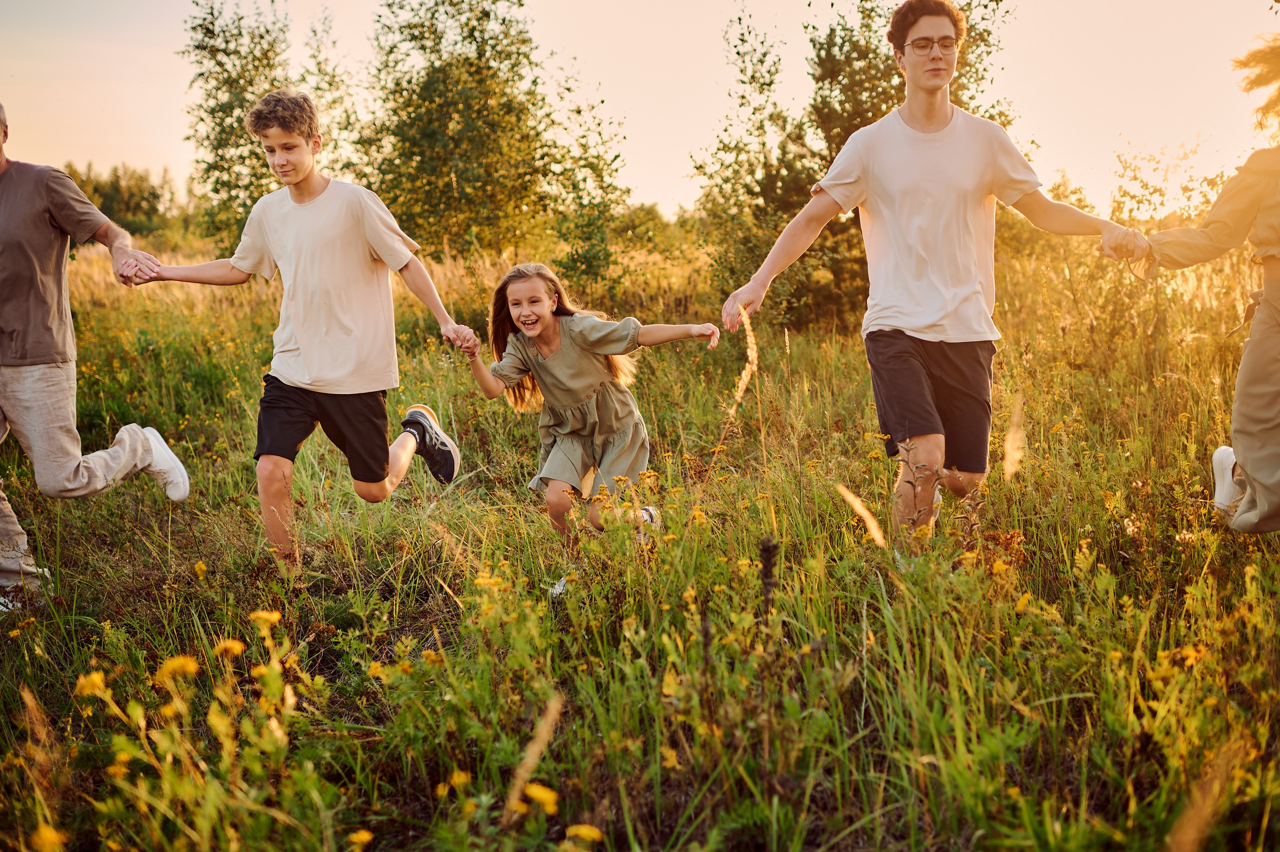 НА ЗАКАТЕ | НАСТЯ, ВИТЯ, МАША, ЛЕША и ЖЕНЯ. Свадебный и семейный фотограф РИТА БОЧКАРЁВА