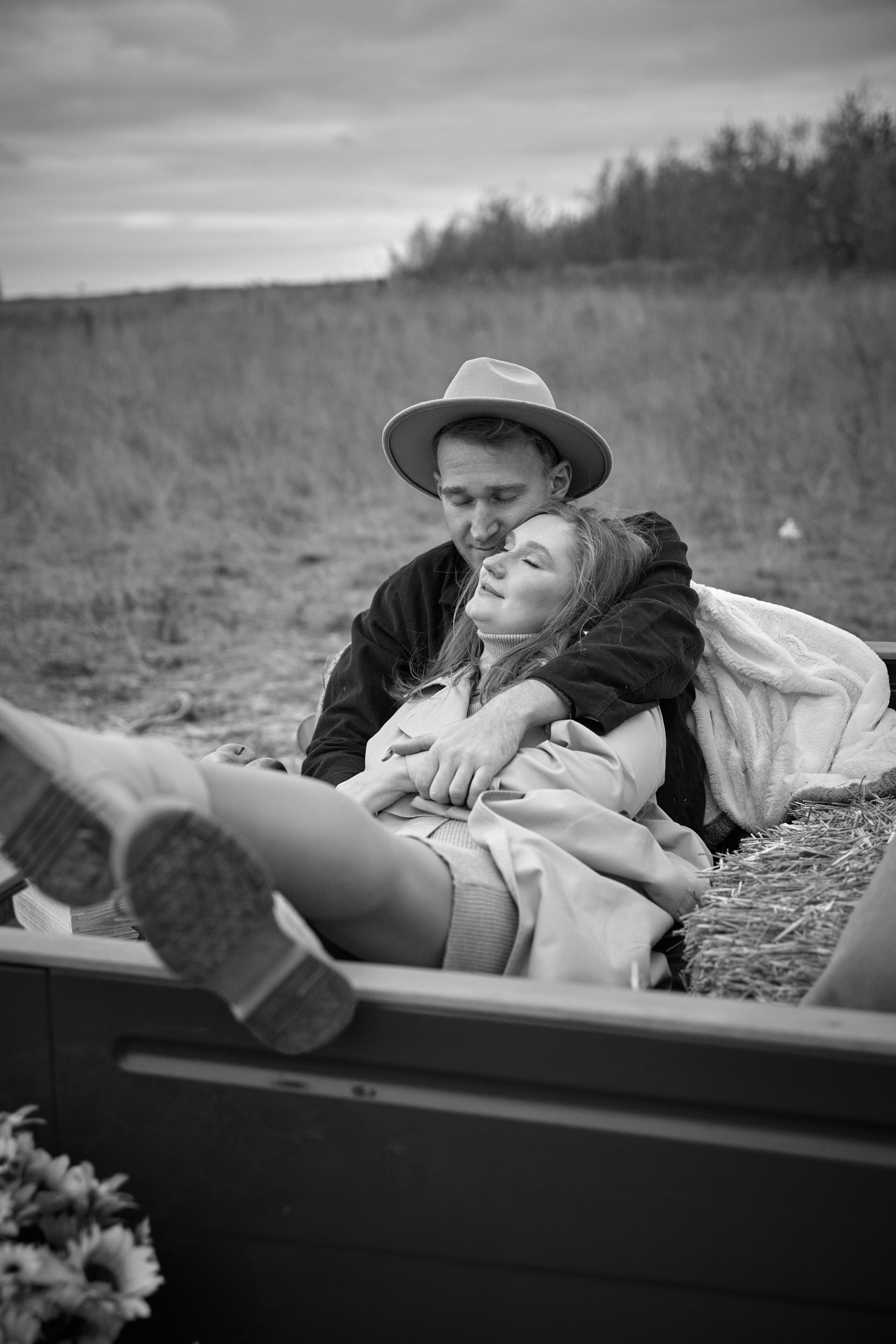 Осенняя с машиной. Фотограф в Самаре Анастасия Афанасьева