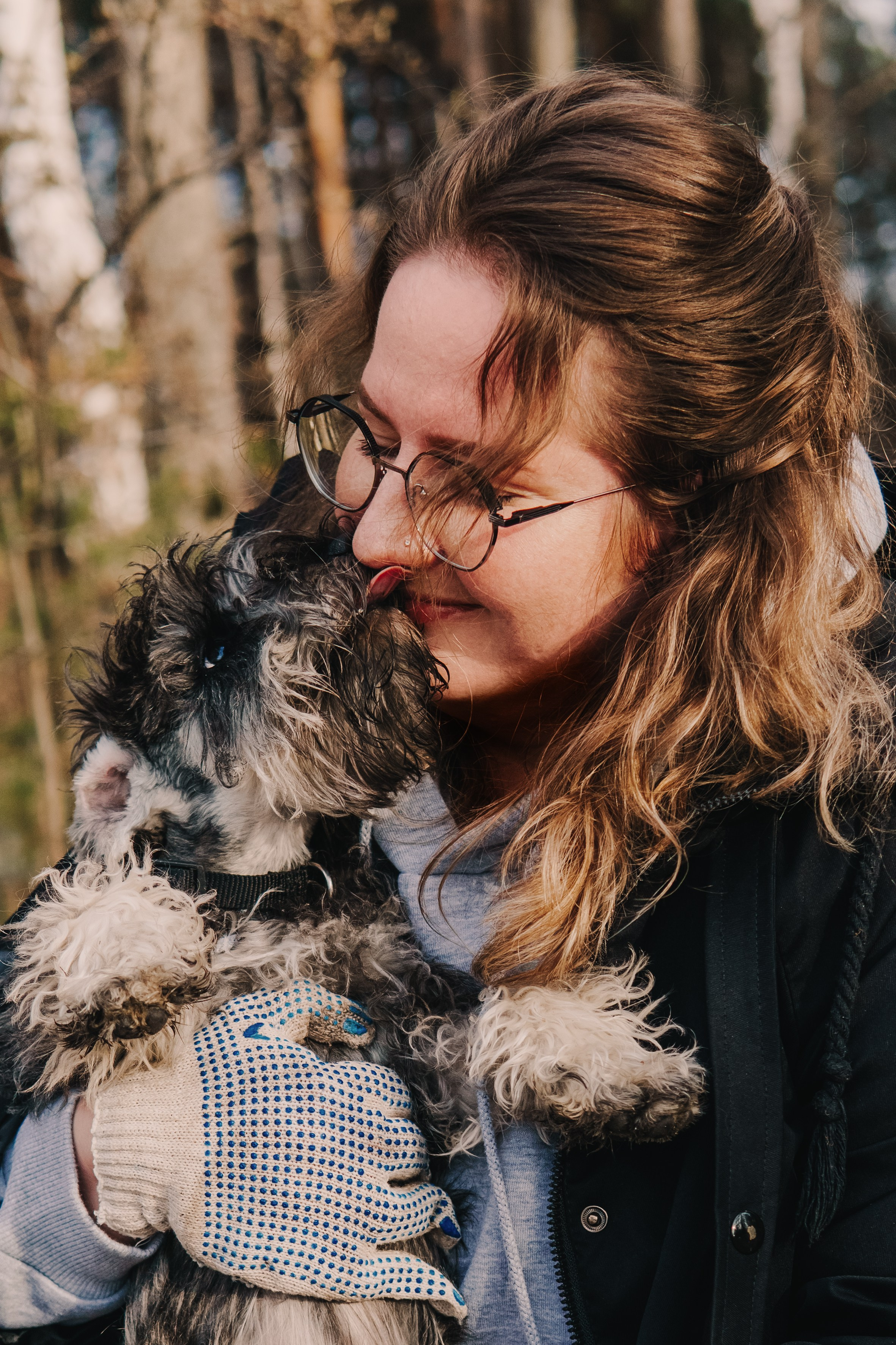 Life with dog. Saamill