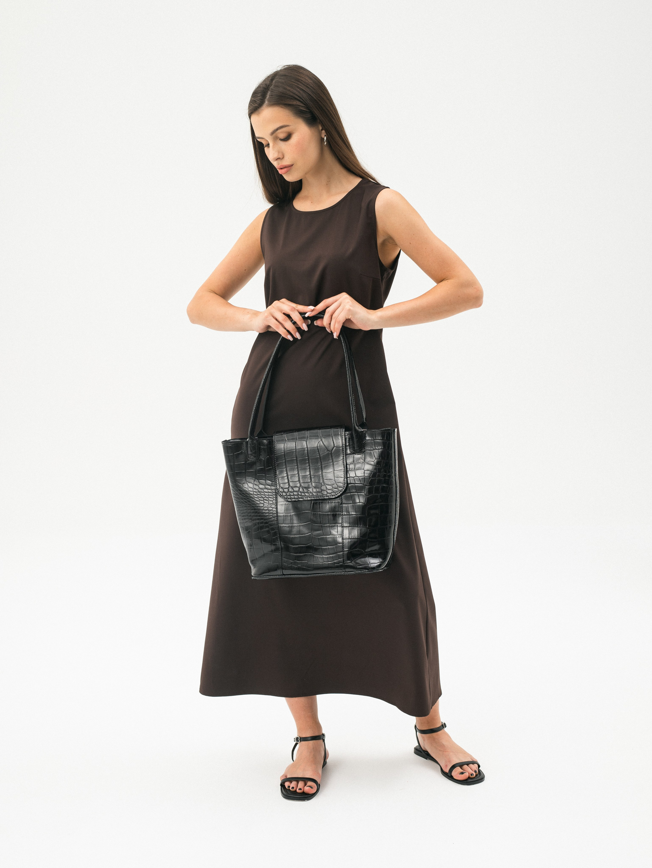 Модель 5Ш. Бренд Alligatore Biaco — это изящные изделия из натуральной кожи