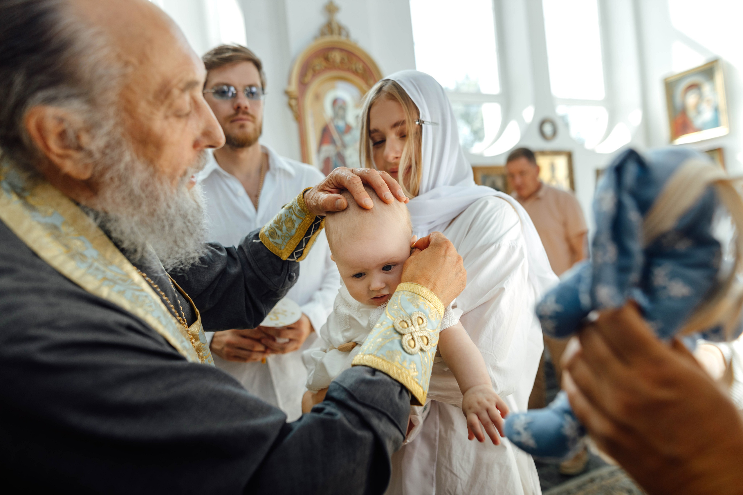 Крещение Мишель, гп. Ивенец, храм Ефросинии Полоцкой, август 2025