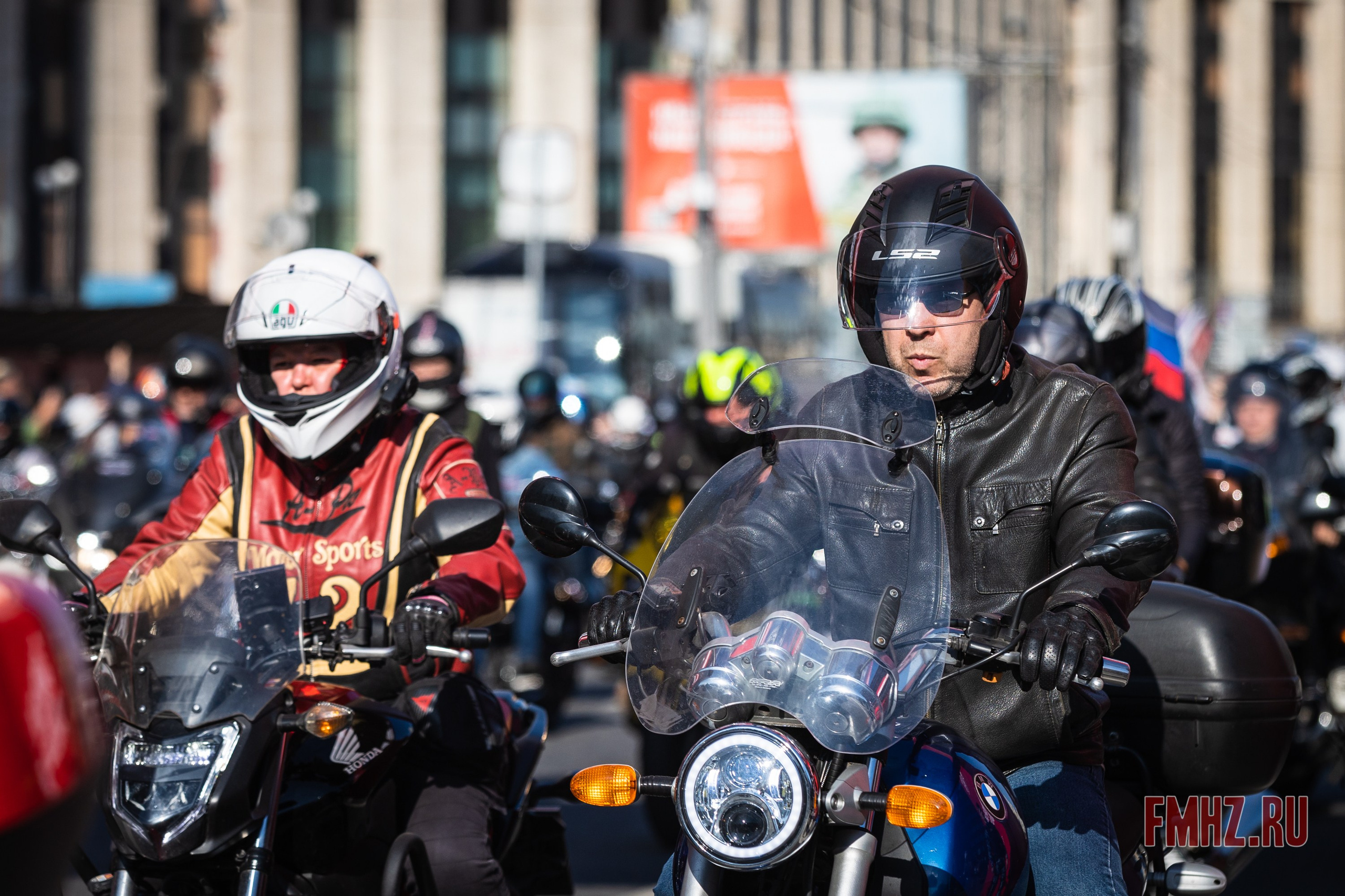 Закрытие Мотосезона 2023 на проспекте Академика Сахарова. Фотограф Владимир Охрименко