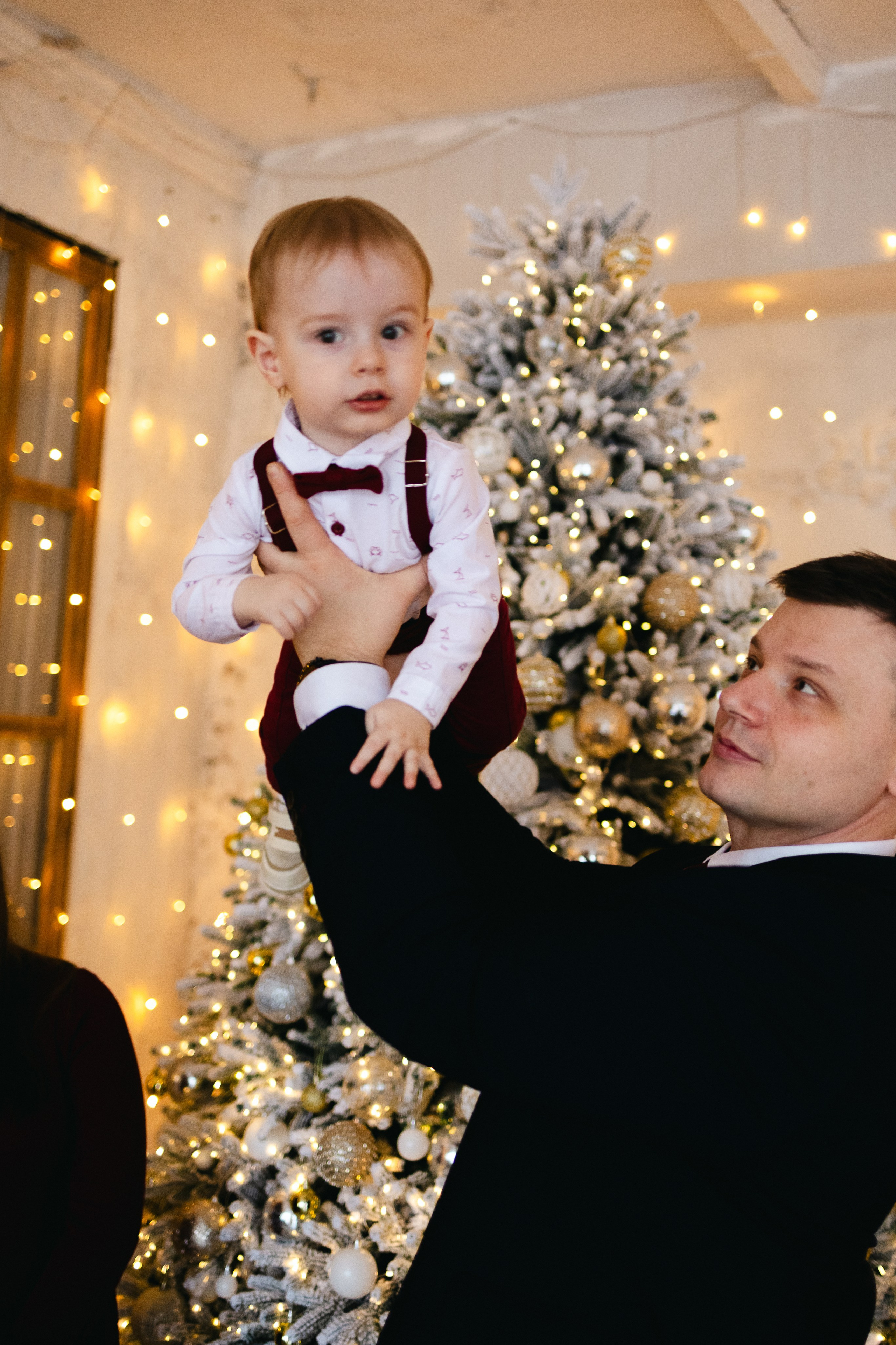 Новогодняя семейная с малышом. Семейный фотограф г. Тюмень
