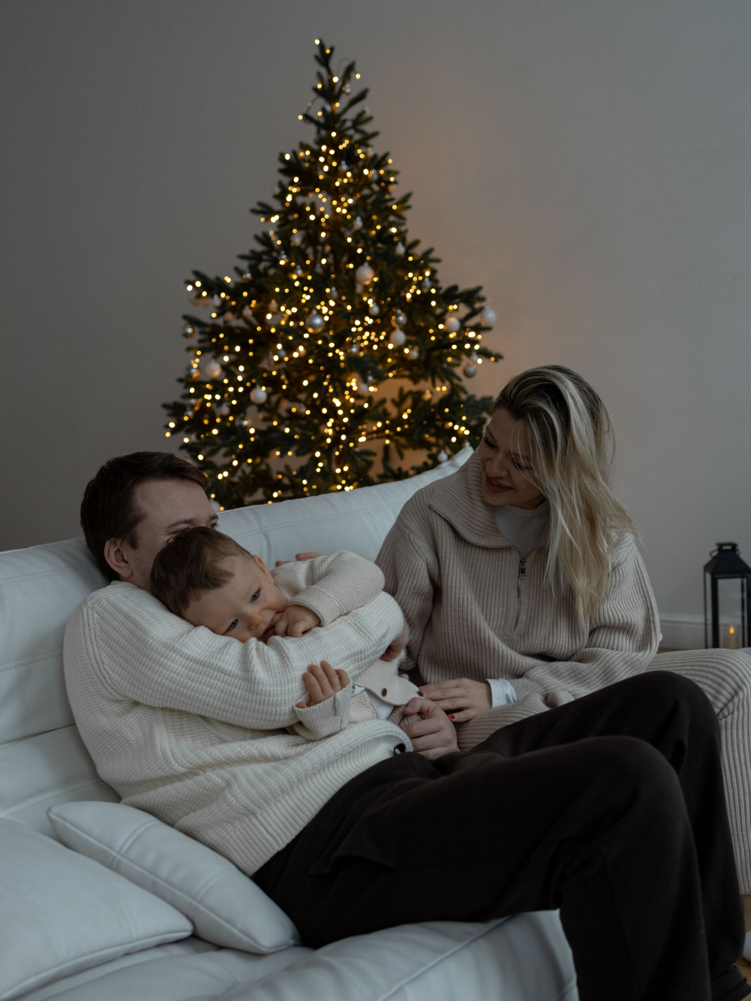 Новый год. Максим, Даша и Мирон. Фотограф Дарья Соколовская