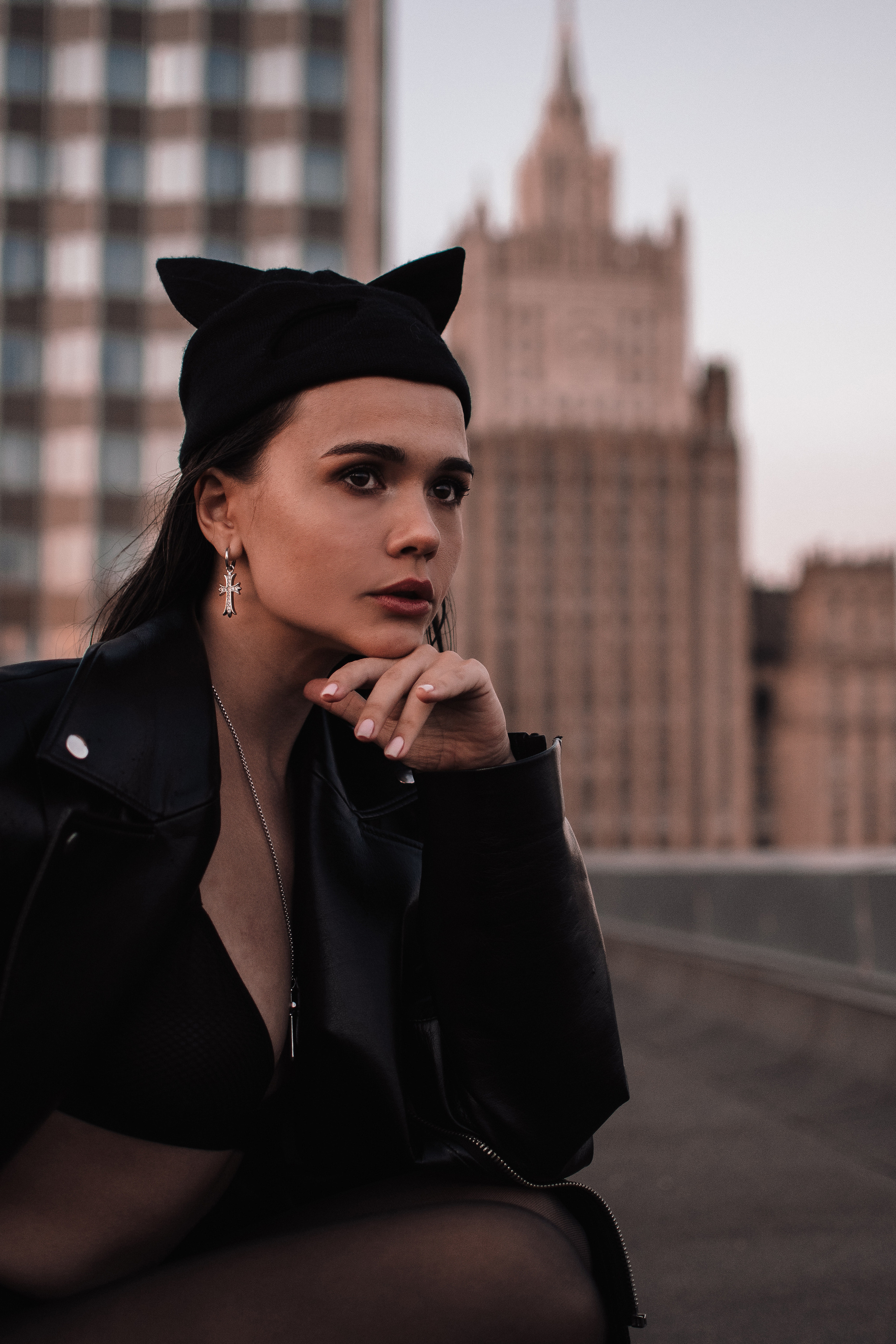 На крыше. Фотограф Мария