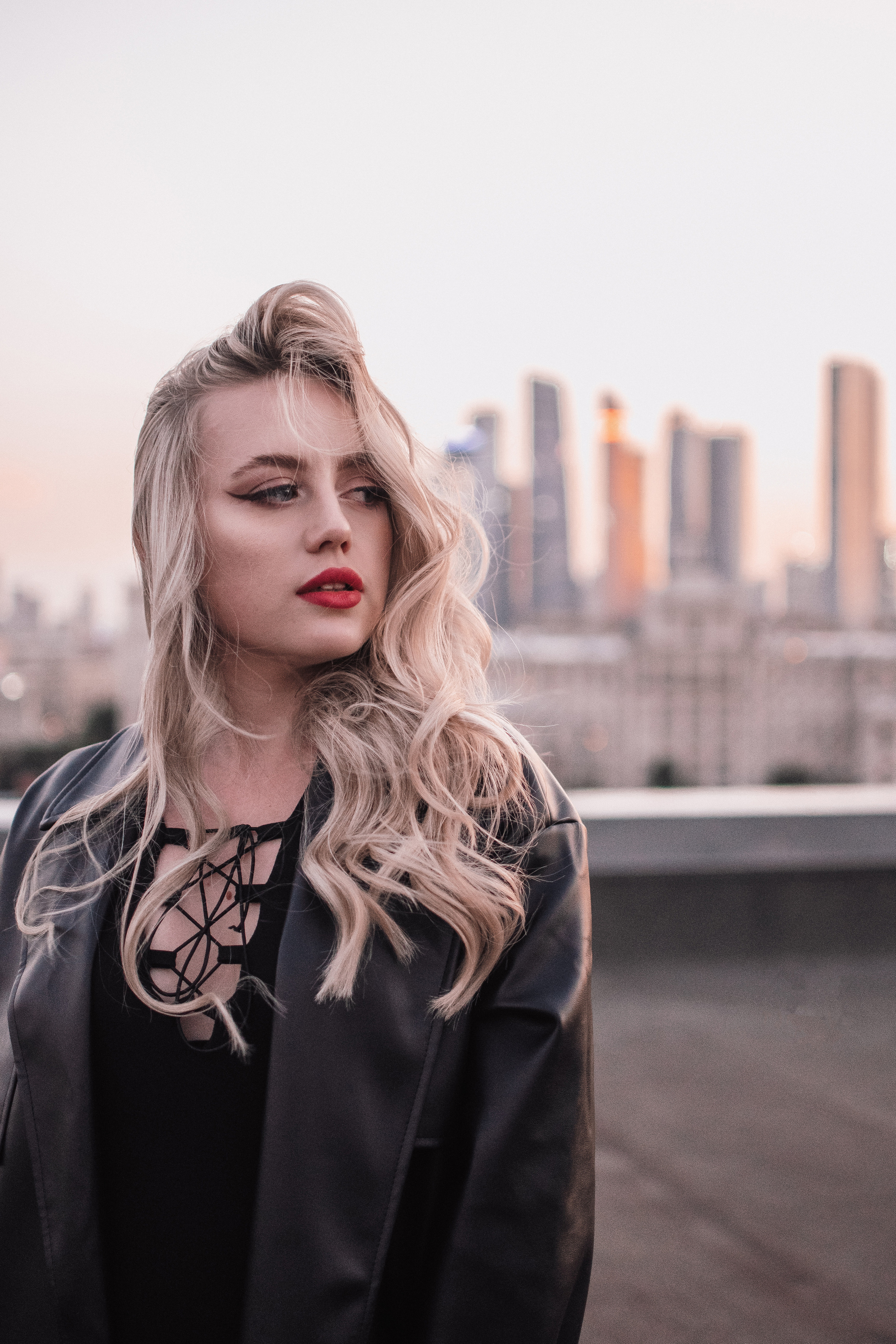 На крыше. Фотограф Мария