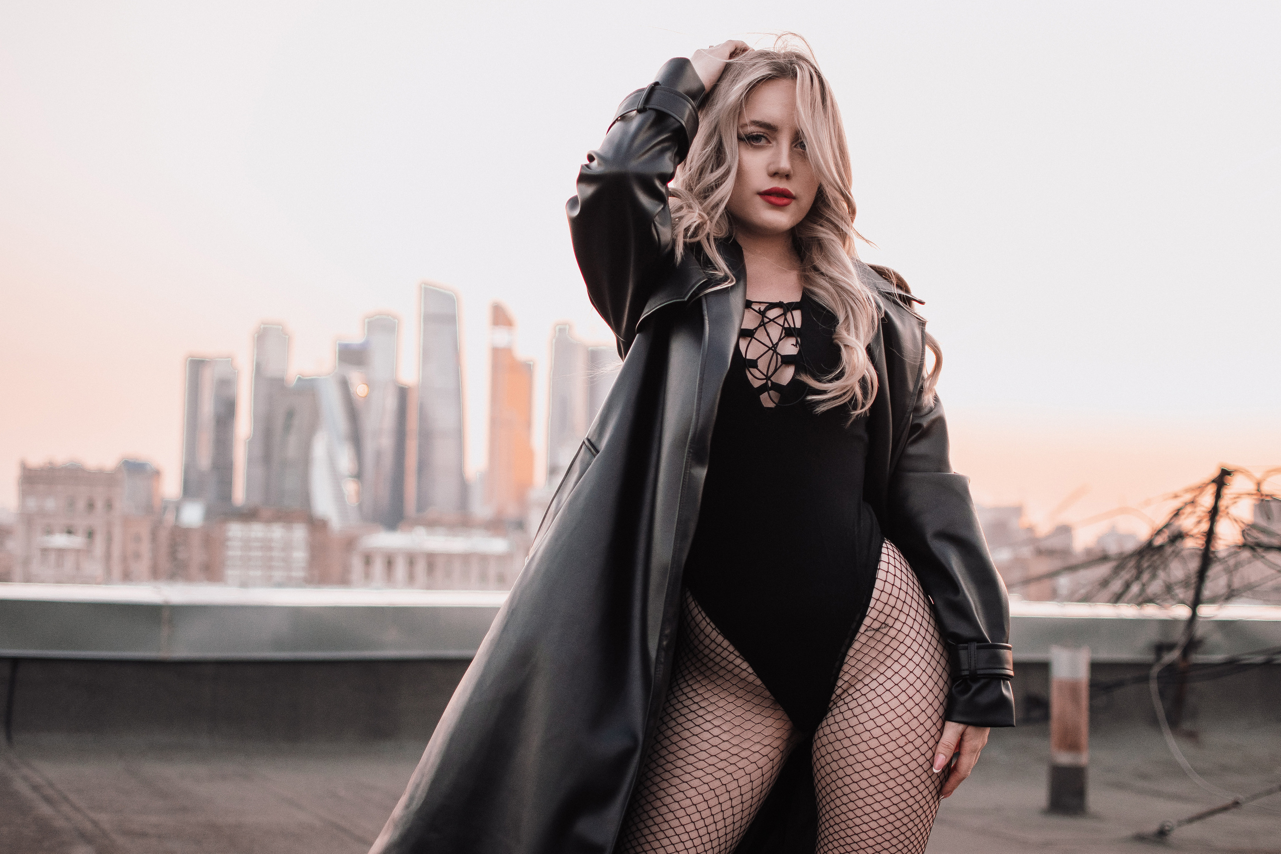 На крыше. Фотограф Мария