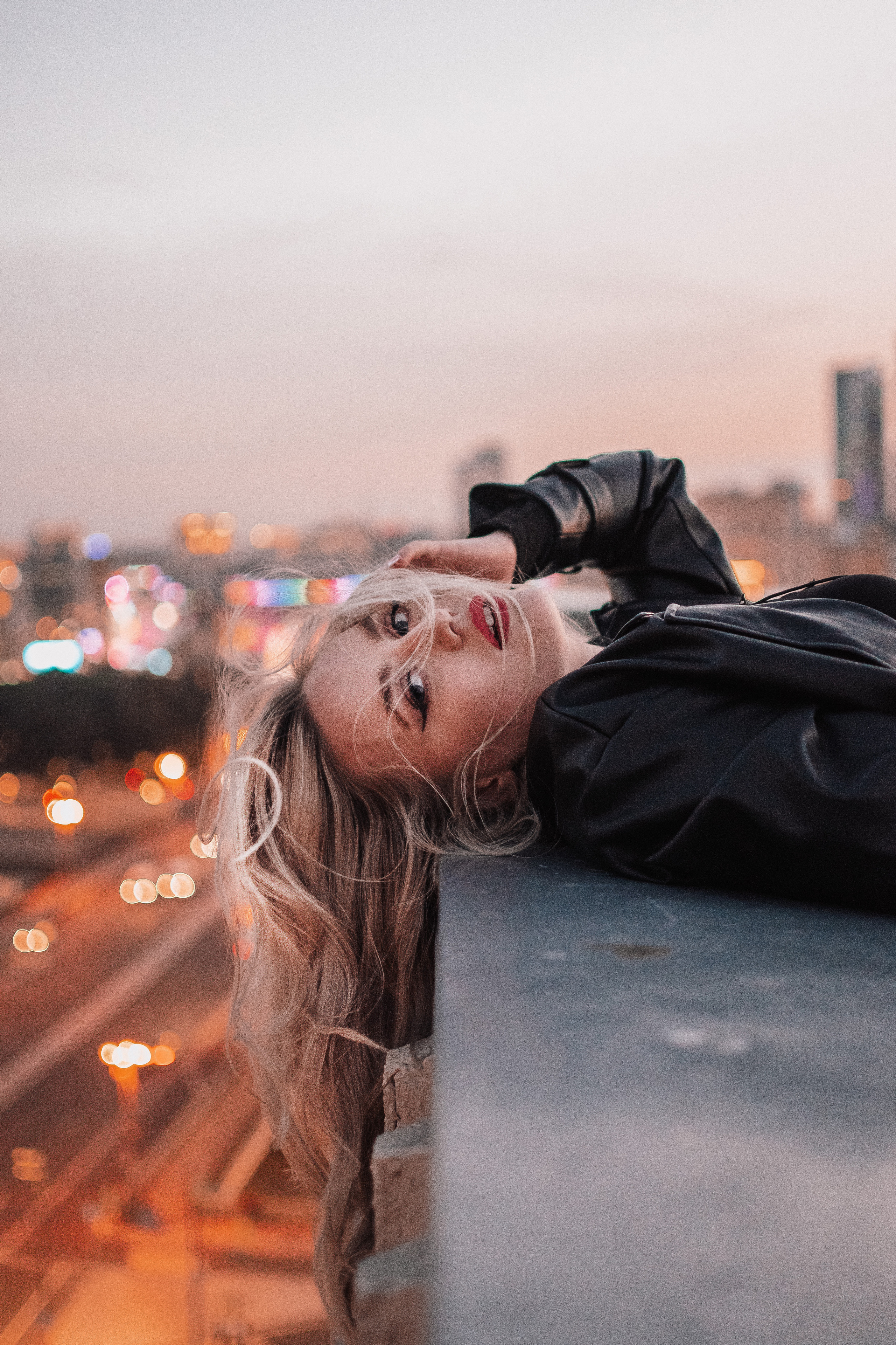 На крыше. Фотограф Мария