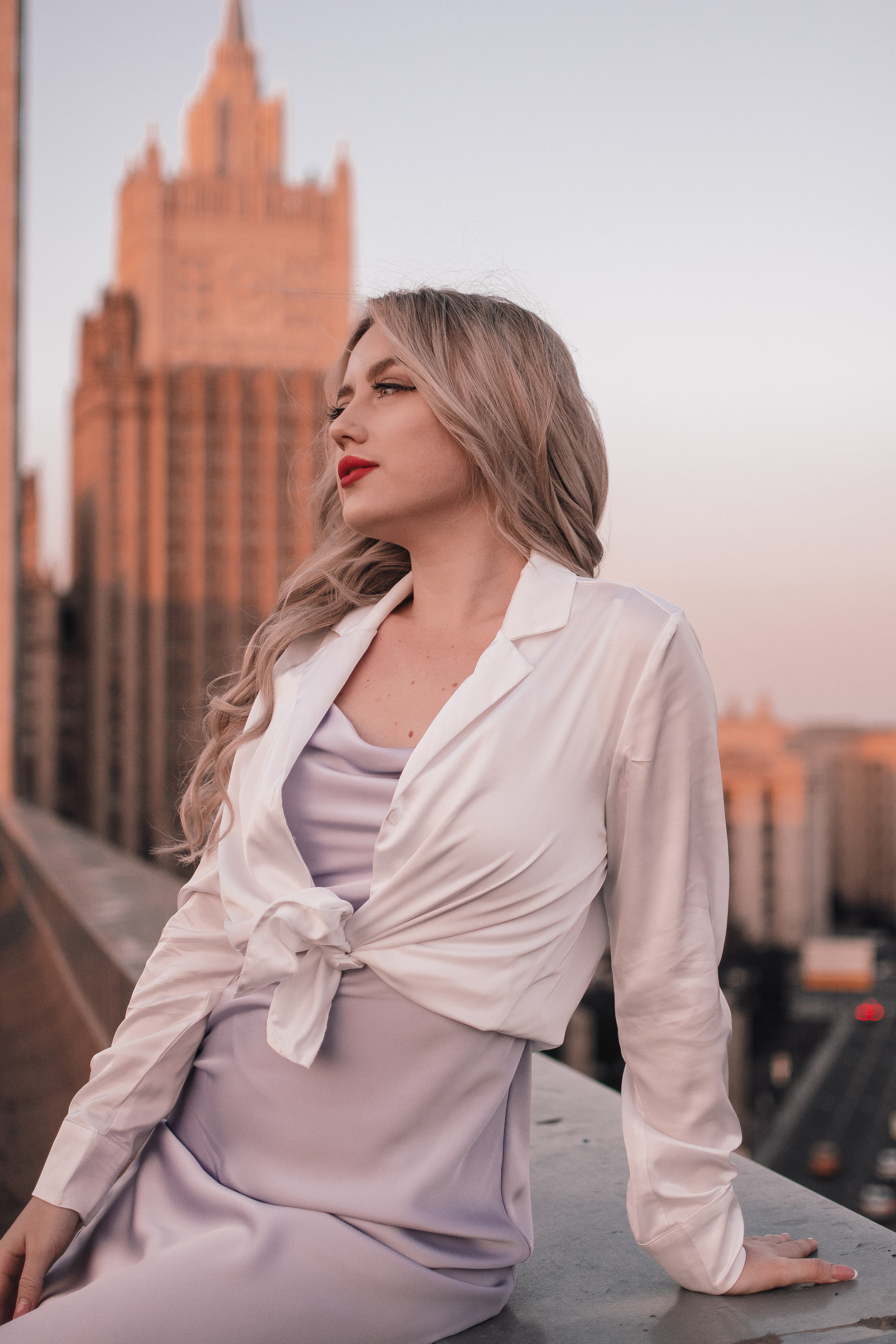 На крыше. Фотограф Мария