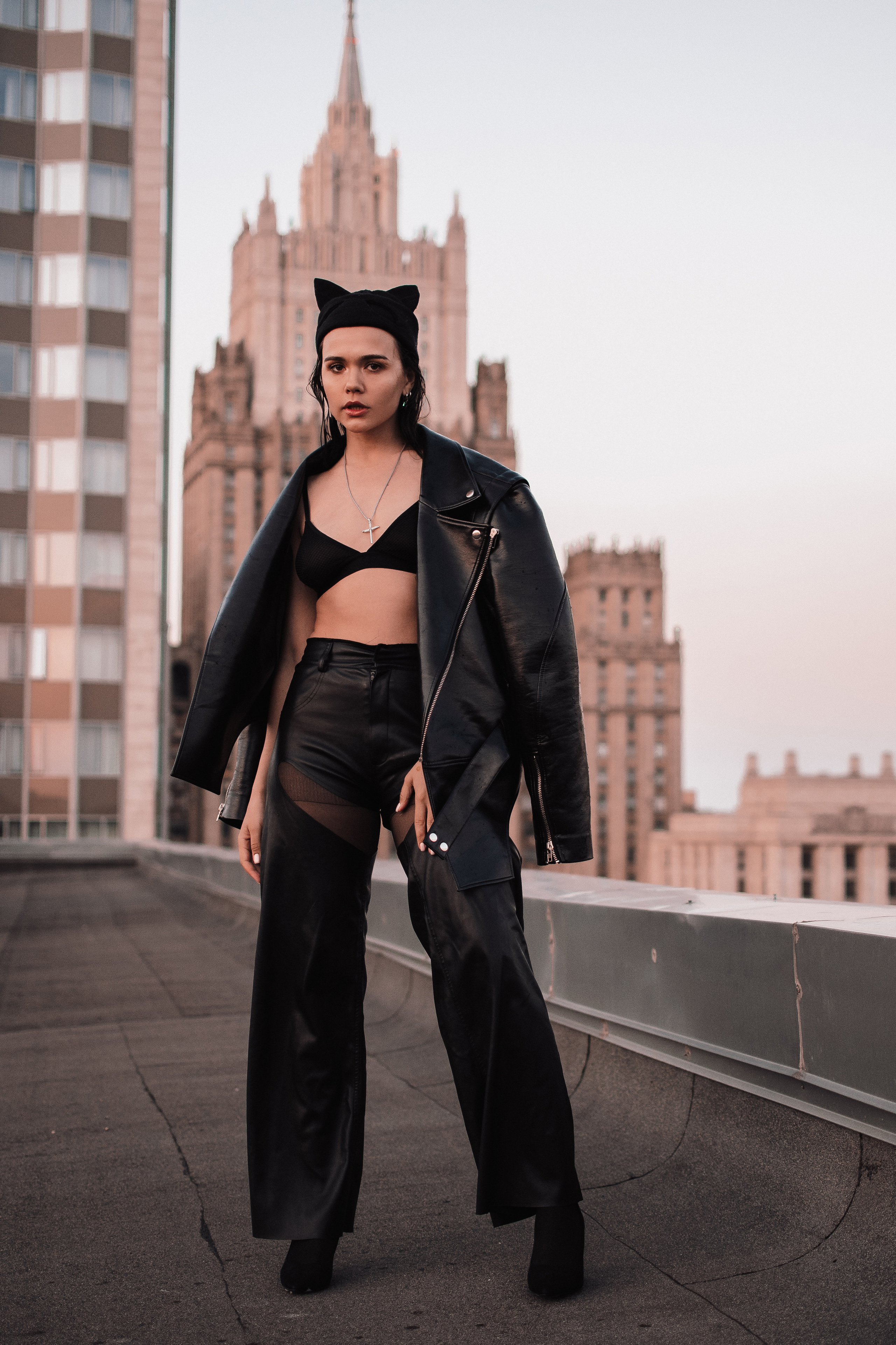 На крыше. Фотограф Мария