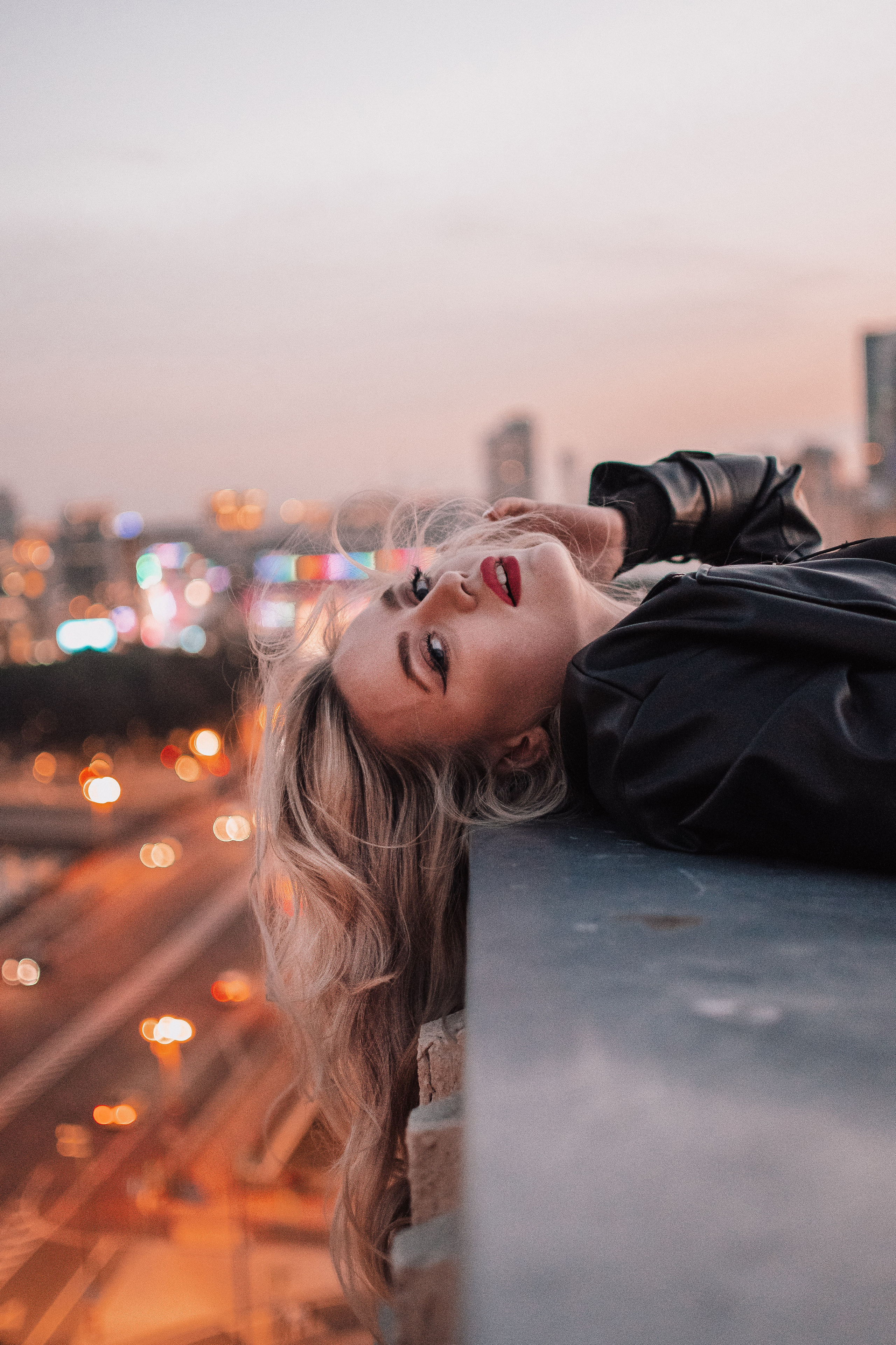 На крыше. Фотограф Мария