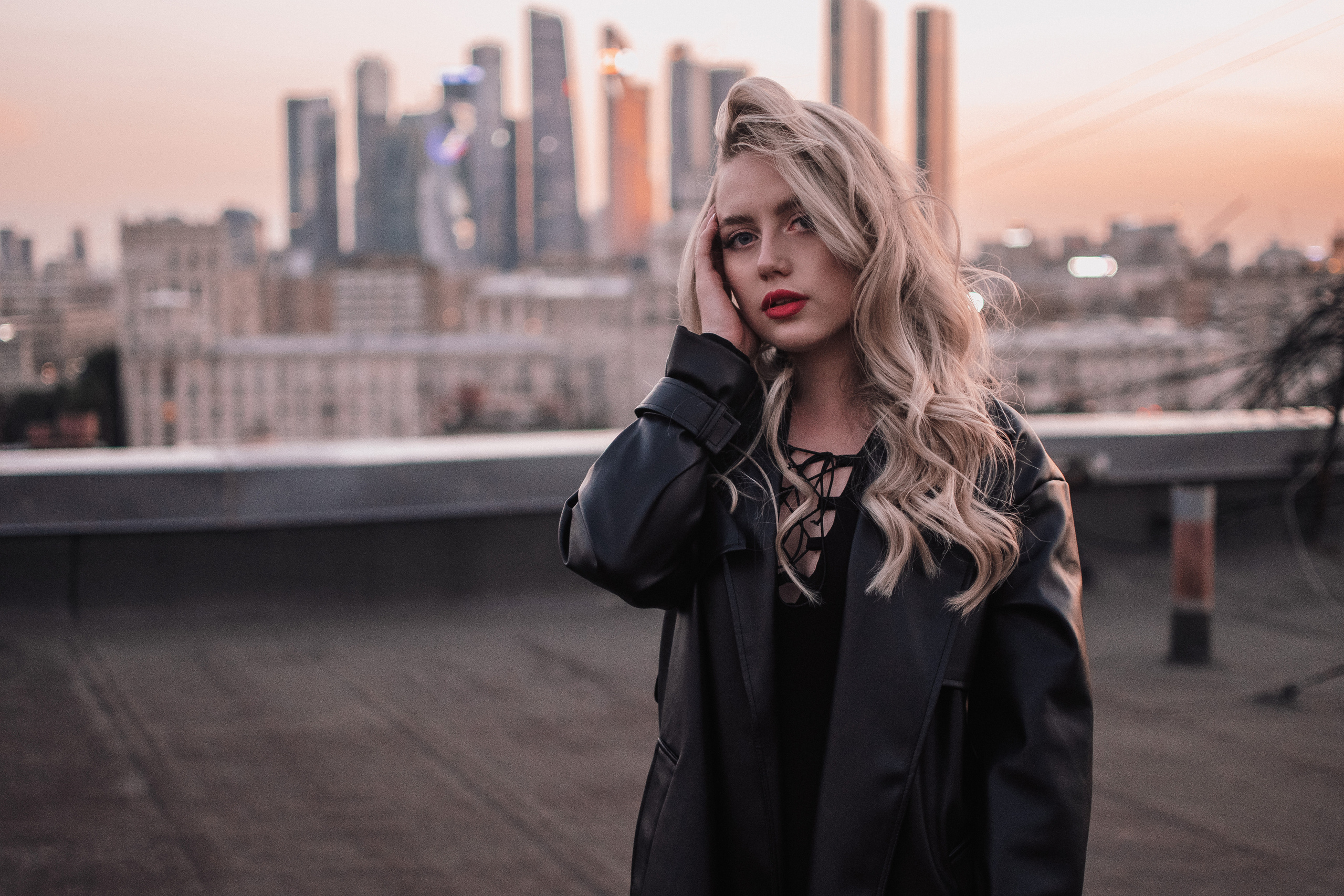 На крыше. Фотограф Мария