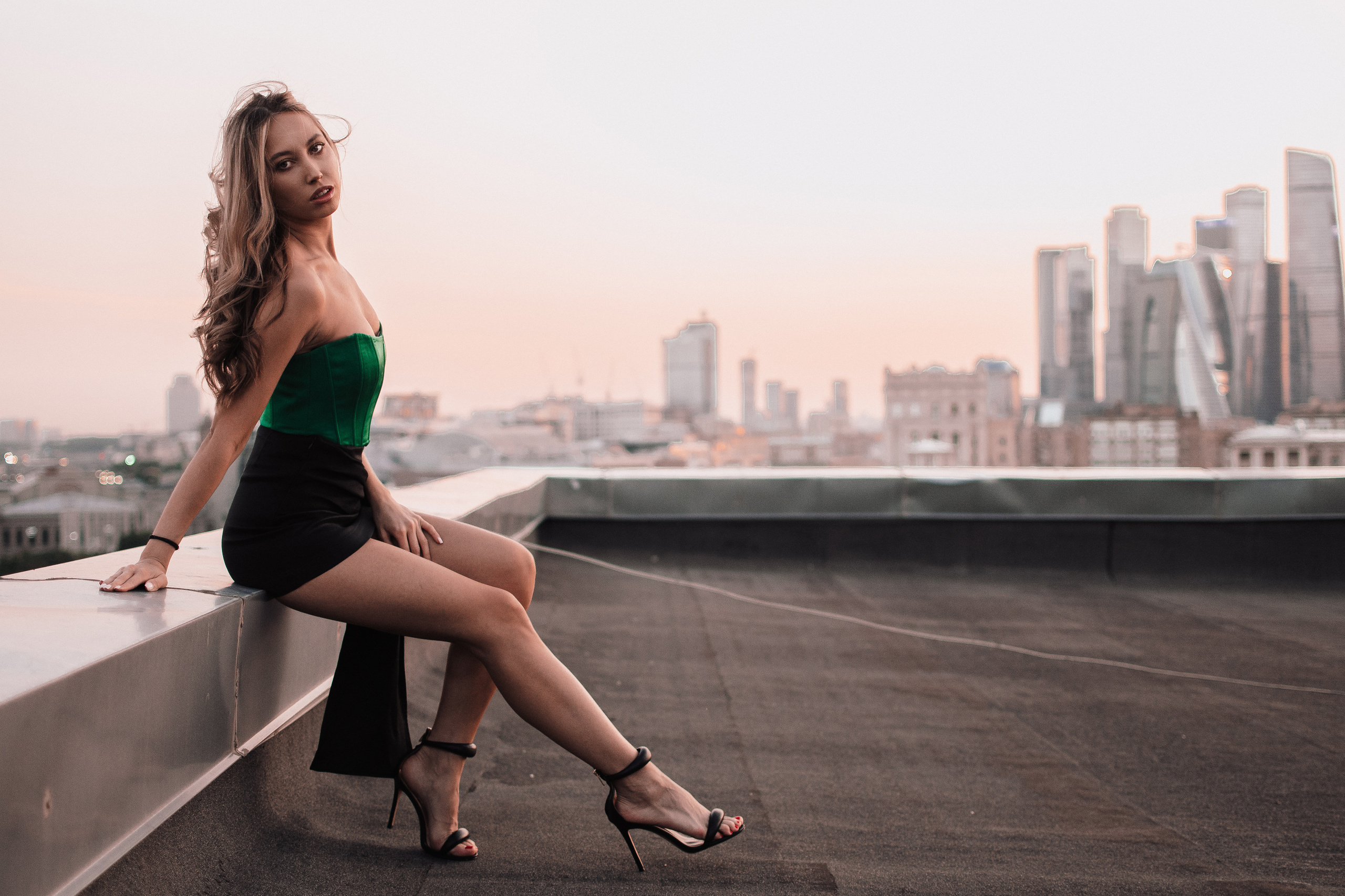 На крыше. Фотограф Мария