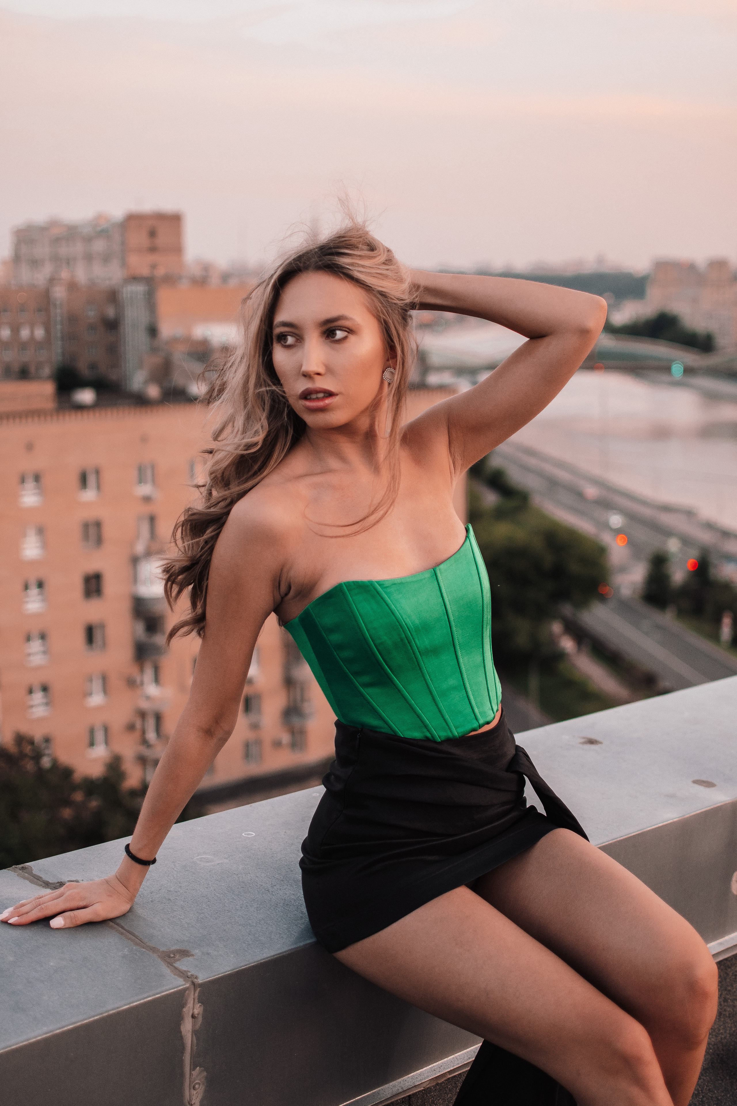 На крыше. Фотограф Мария