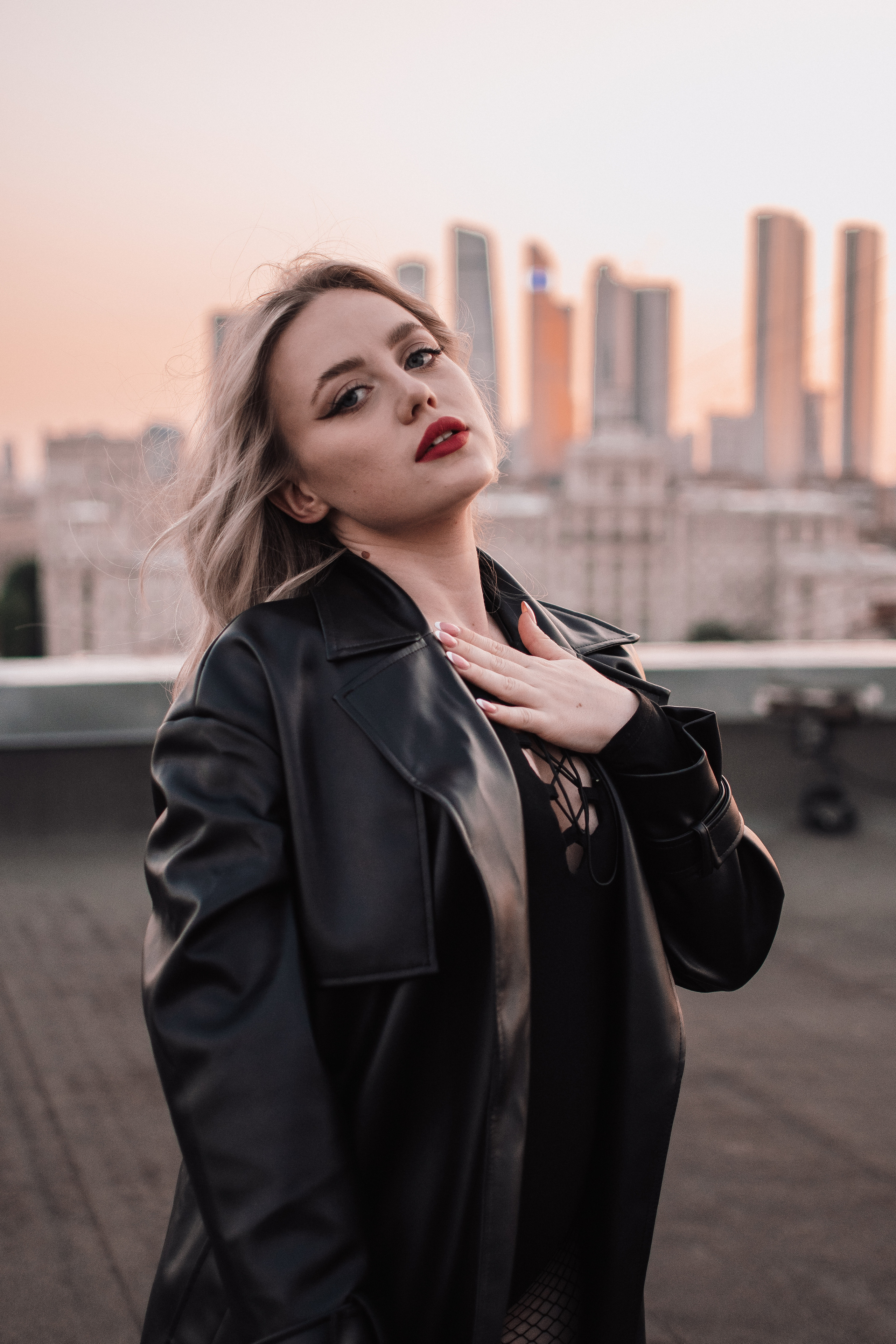 На крыше. Фотограф Мария