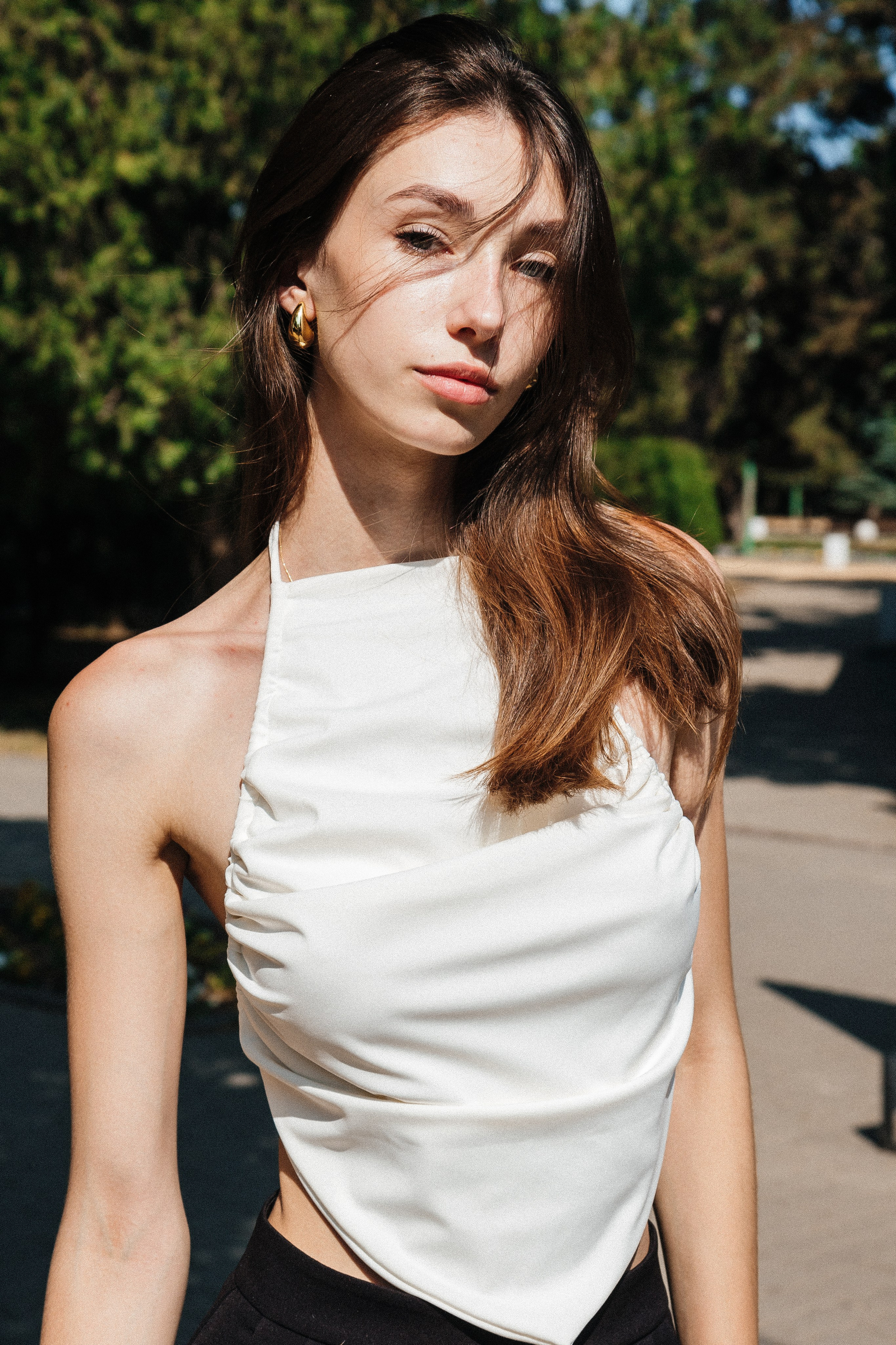 Лера в парке Горького. Фотограф Александр Бигари