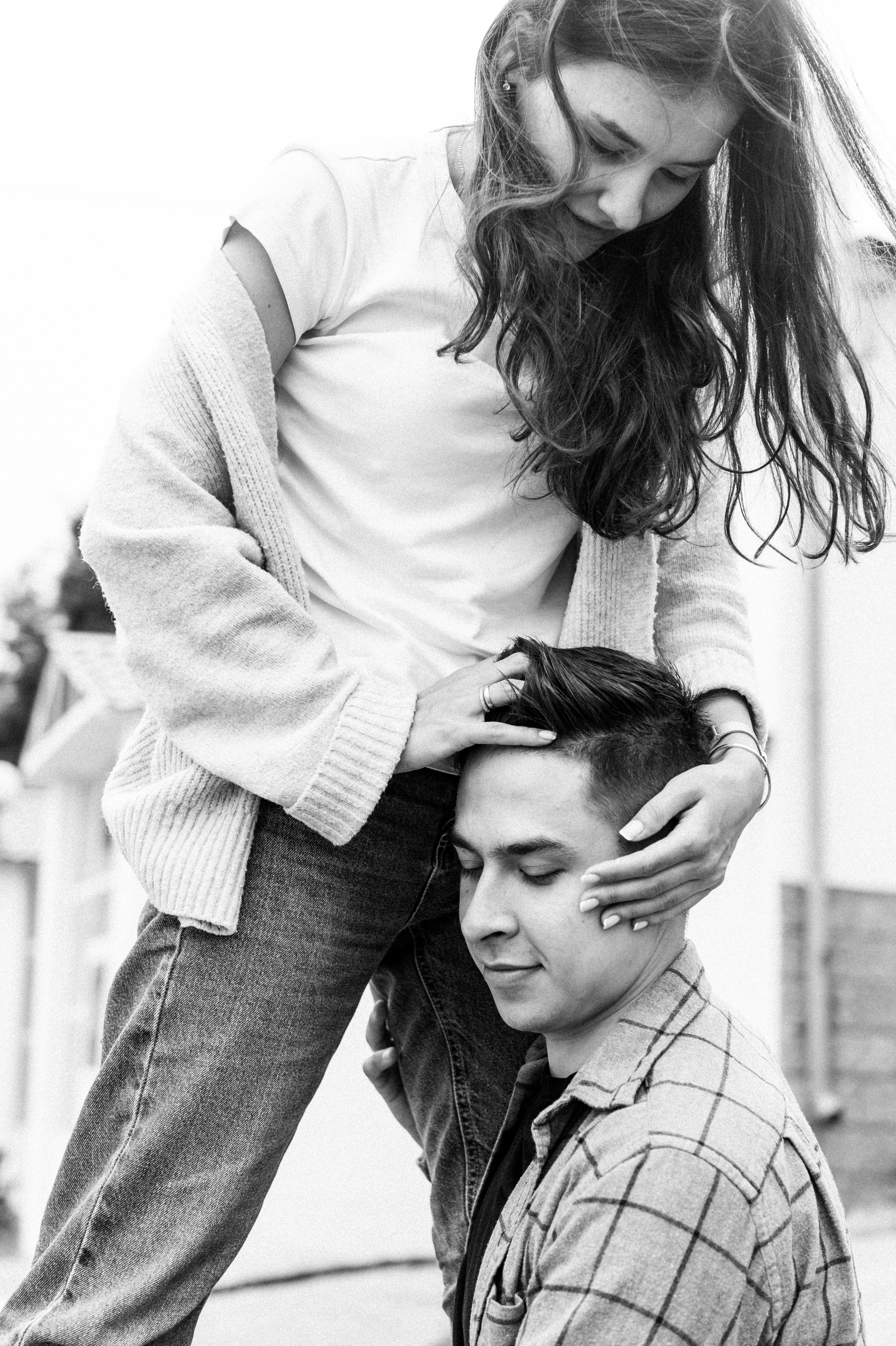 Романтично-комедийная Love Story в чёрно-белом кино. Свадебный и репортажный фотограф Сергей Чесноков