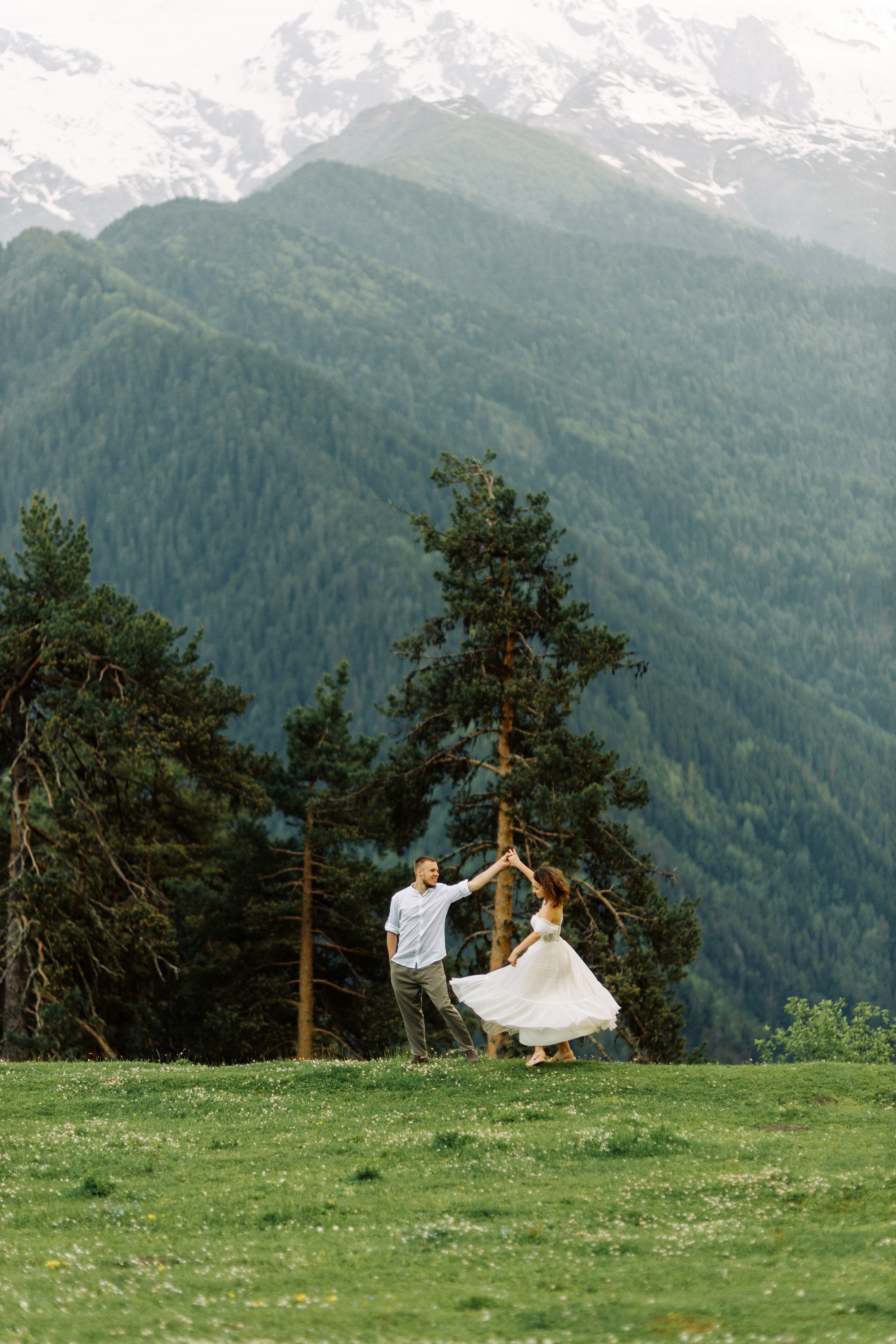Свадьба в горах Сванетии в Грузии