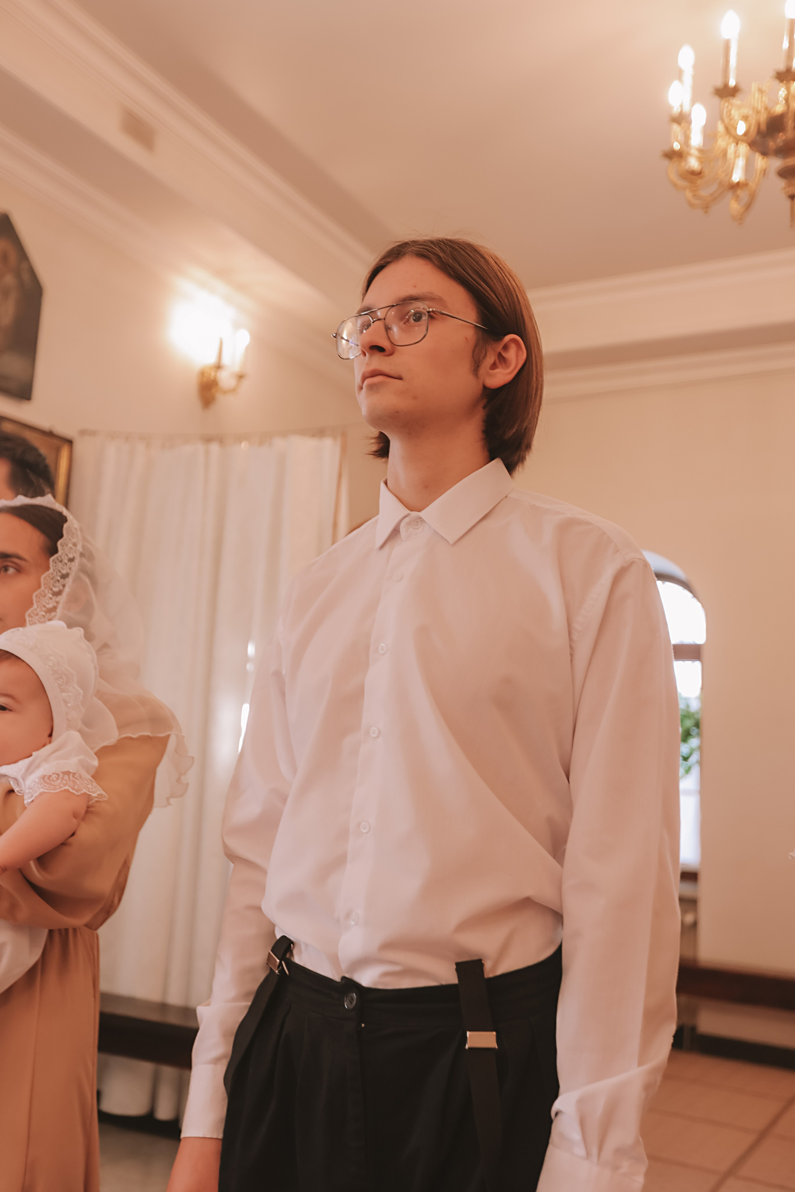 Крещение круглая церковь. Семейный фотограф Тюмень, фотограф на роды Салмина Мария