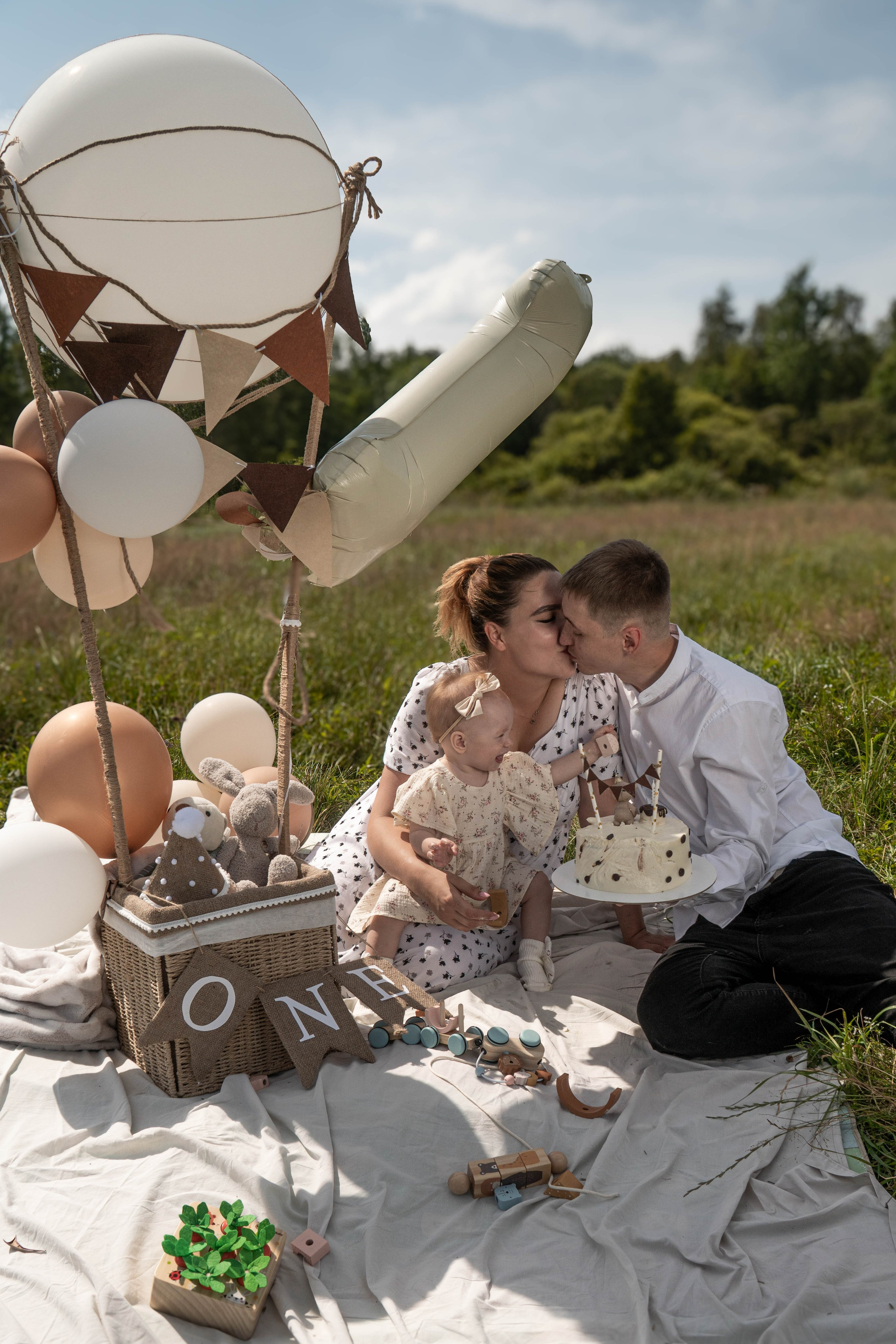 На воздушном шаре. Фотограф Санкт-Петербург