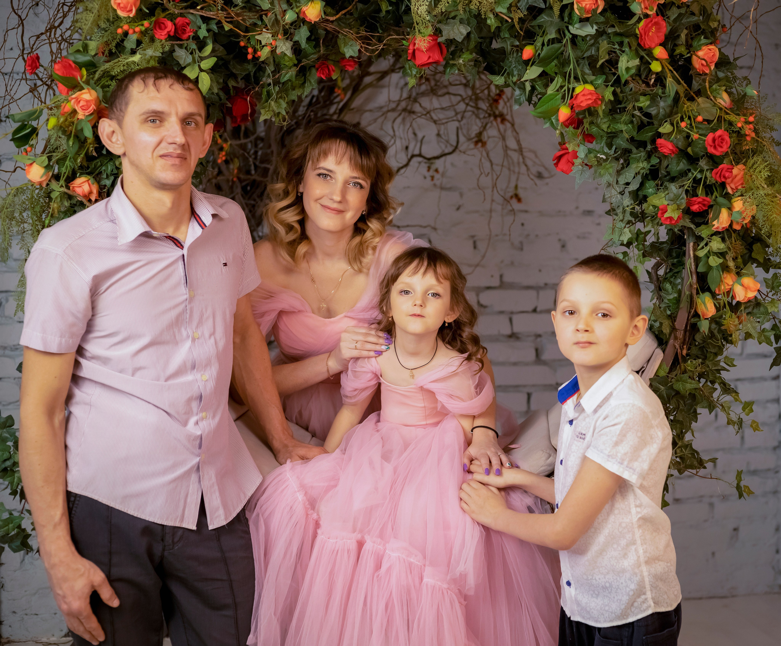 СЕМЬЯ КУБЫШКИНЫХ. Фотограф Людмила Лебединская г. Краснодар (Приморско-Ахтарский р-он)