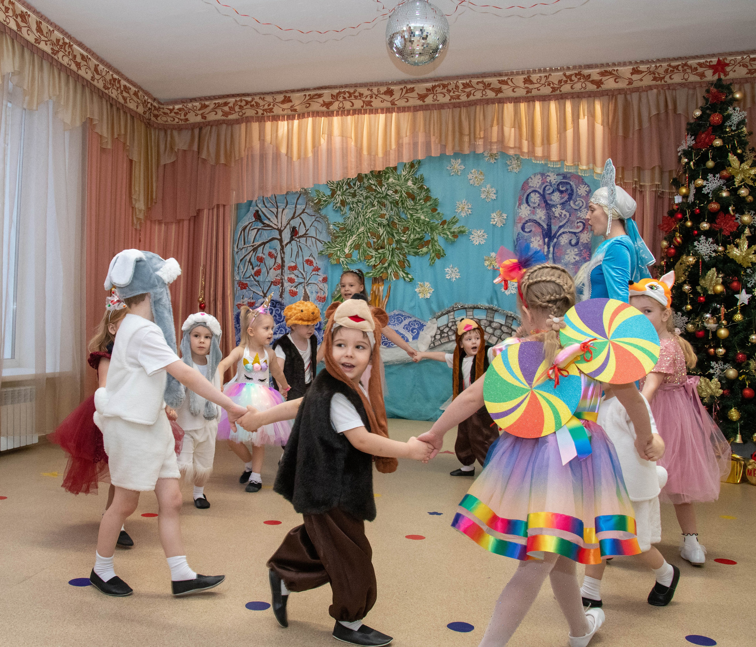 2023 Новый год. Акварель, Первомайка. Репортажный и детский фотограф в Новосибирске