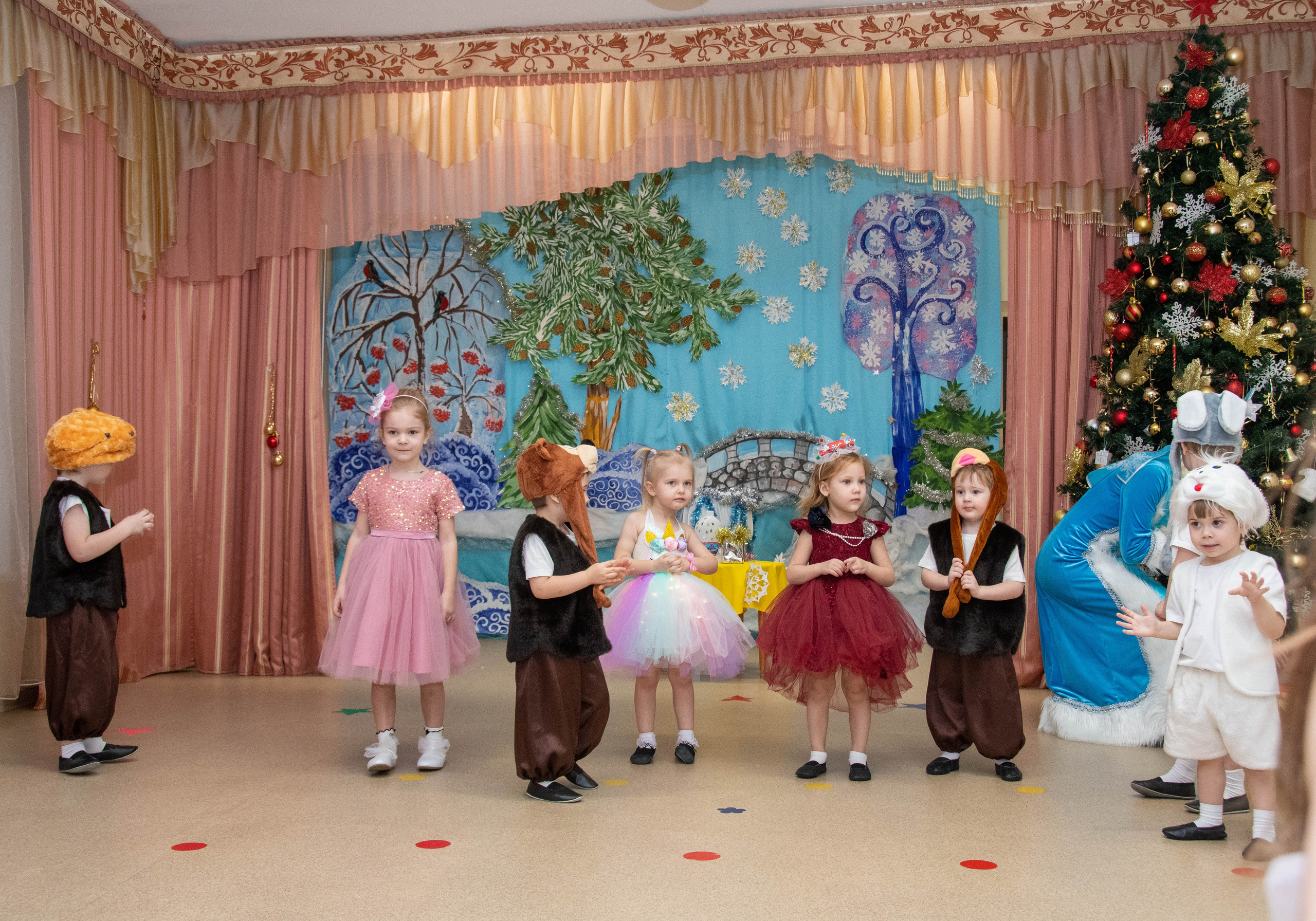 2023 Новый год. Акварель, Первомайка. Репортажный и детский фотограф в Новосибирске