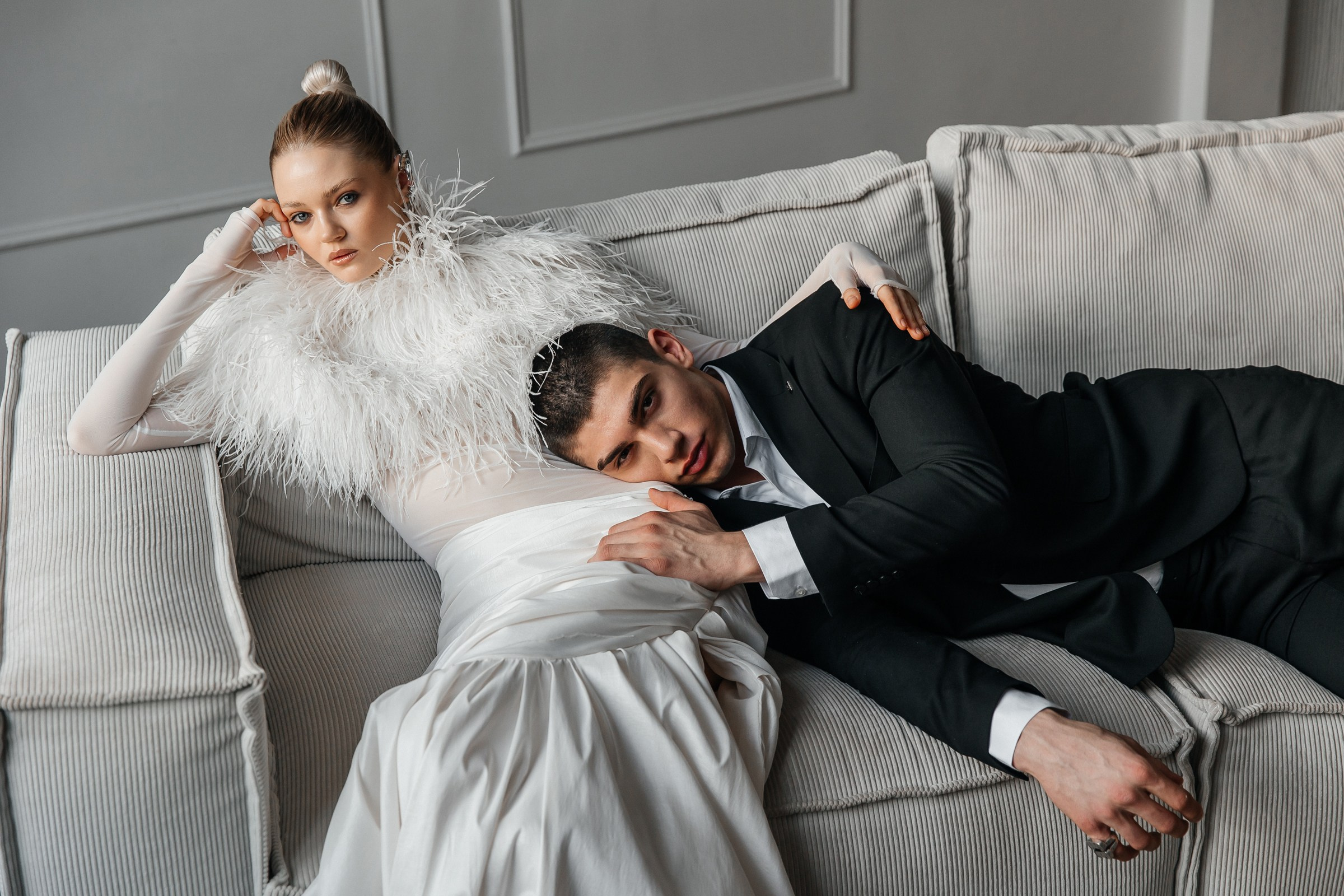 Свадебная фотосессия в студии. Свадебный фотограф в Москве Элина Ларченкова. Фото, которые цепляют