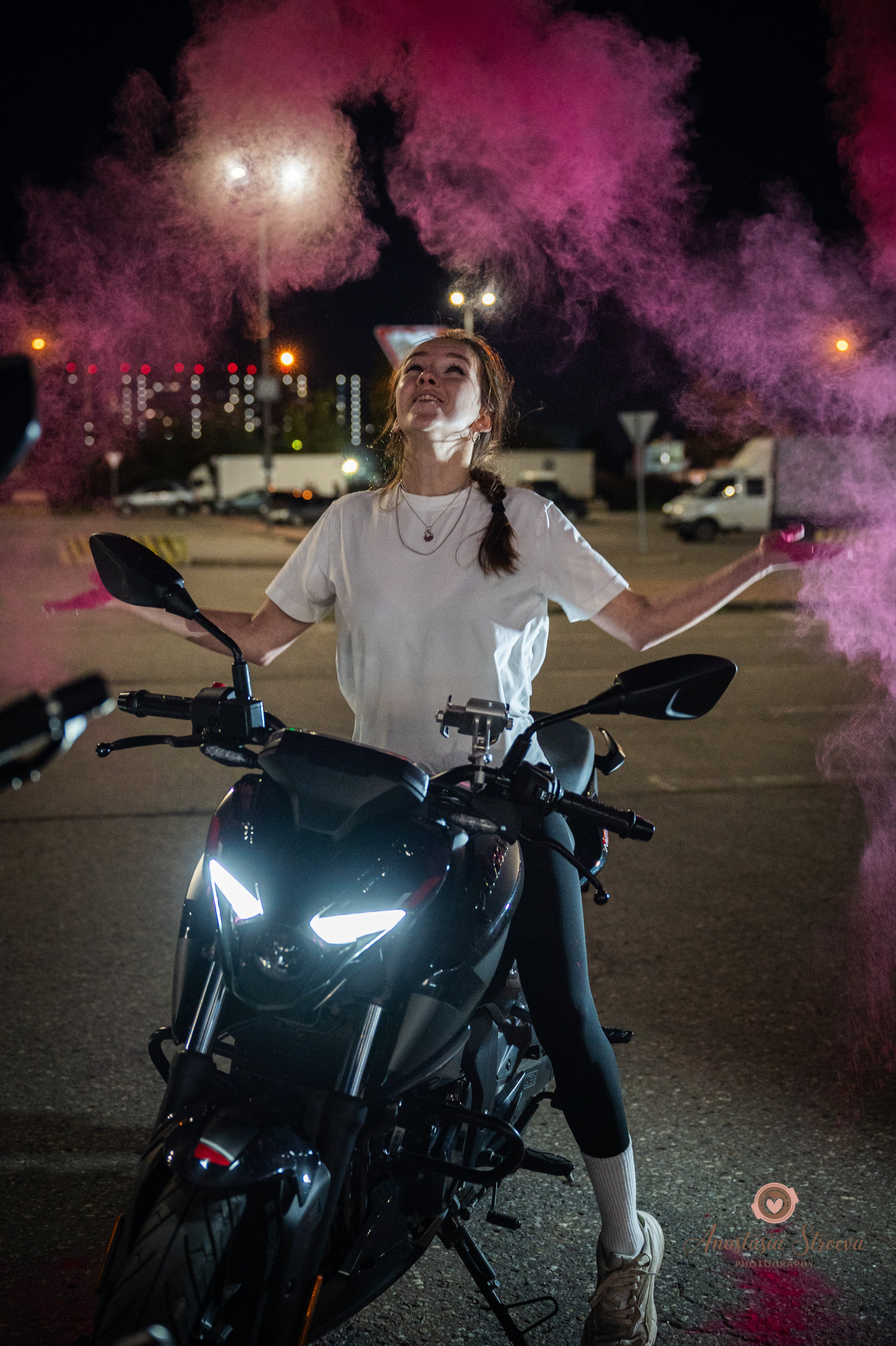 Мотоциклы Любовь и краски Холли. Семейный и детский фотограф в Королеве, Москве и Московской области Строева Анастасия