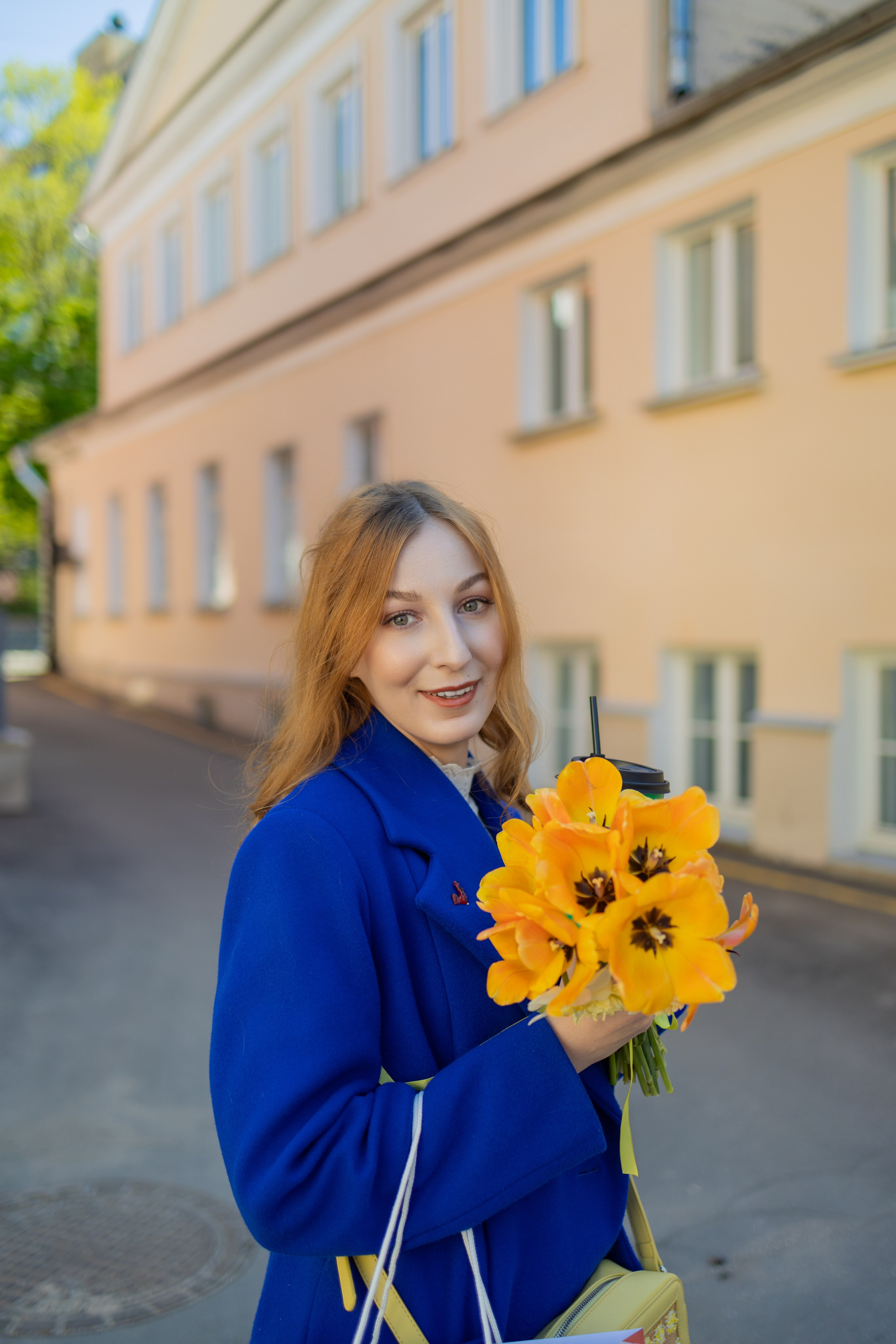 Весенняя прогулка с Еленой по Патриаршим. Репортажный, семейный и студийный фотограф в Москве Демин Алексей