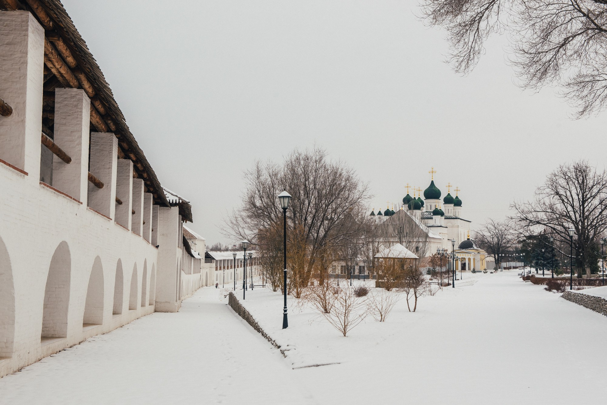 Кремль в снегу. Утро. Фотограф Анатолий Деникин
