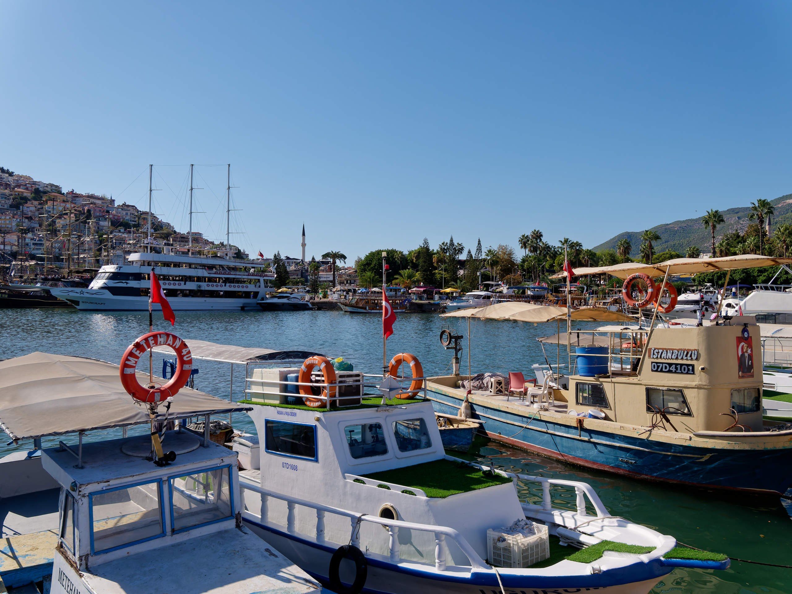 Алания 2025, порт и парк. Избранные фотографии